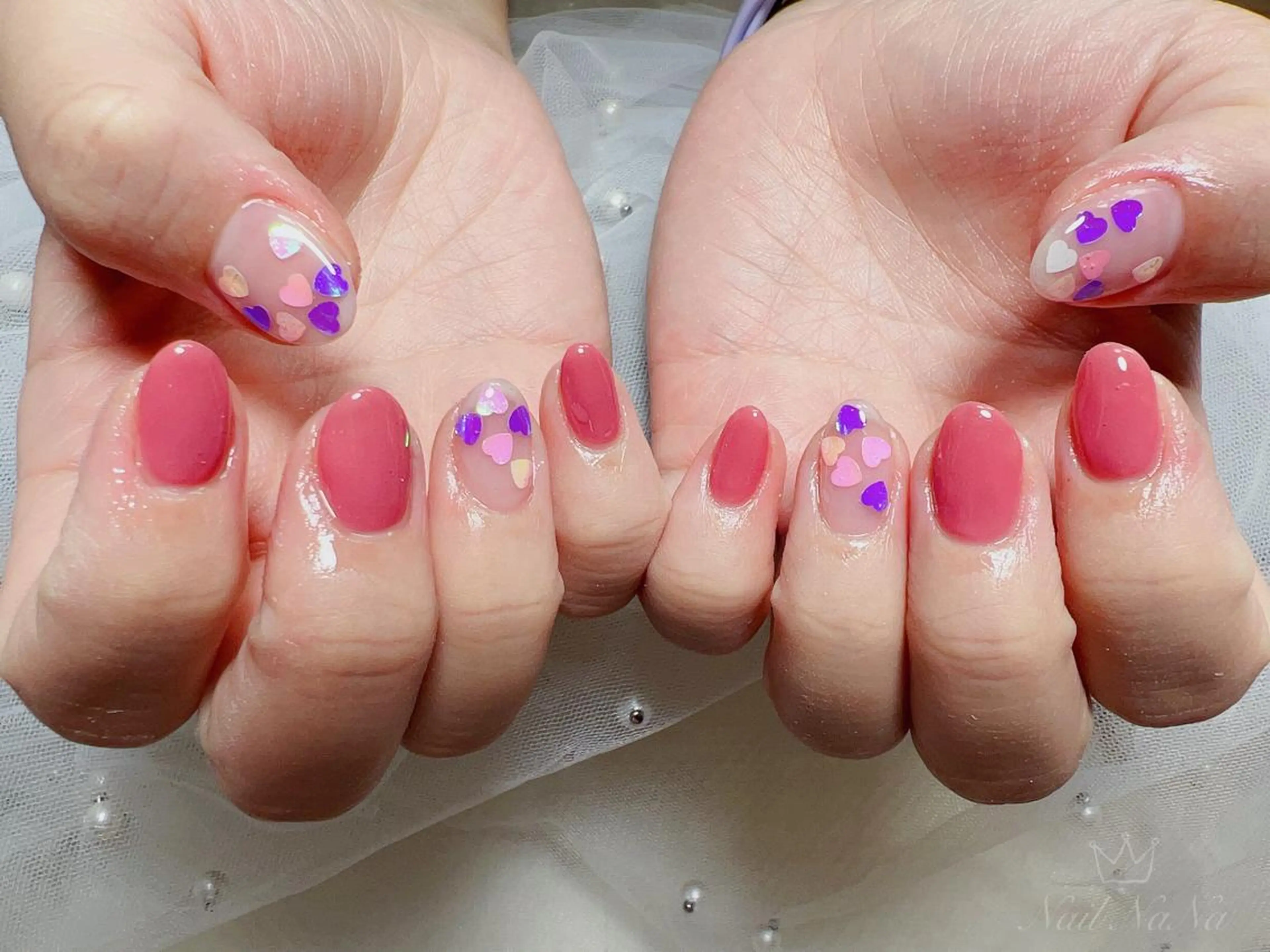 ショート カラー ネイル ハンドネイル Nail NaNaのネイルデザイン