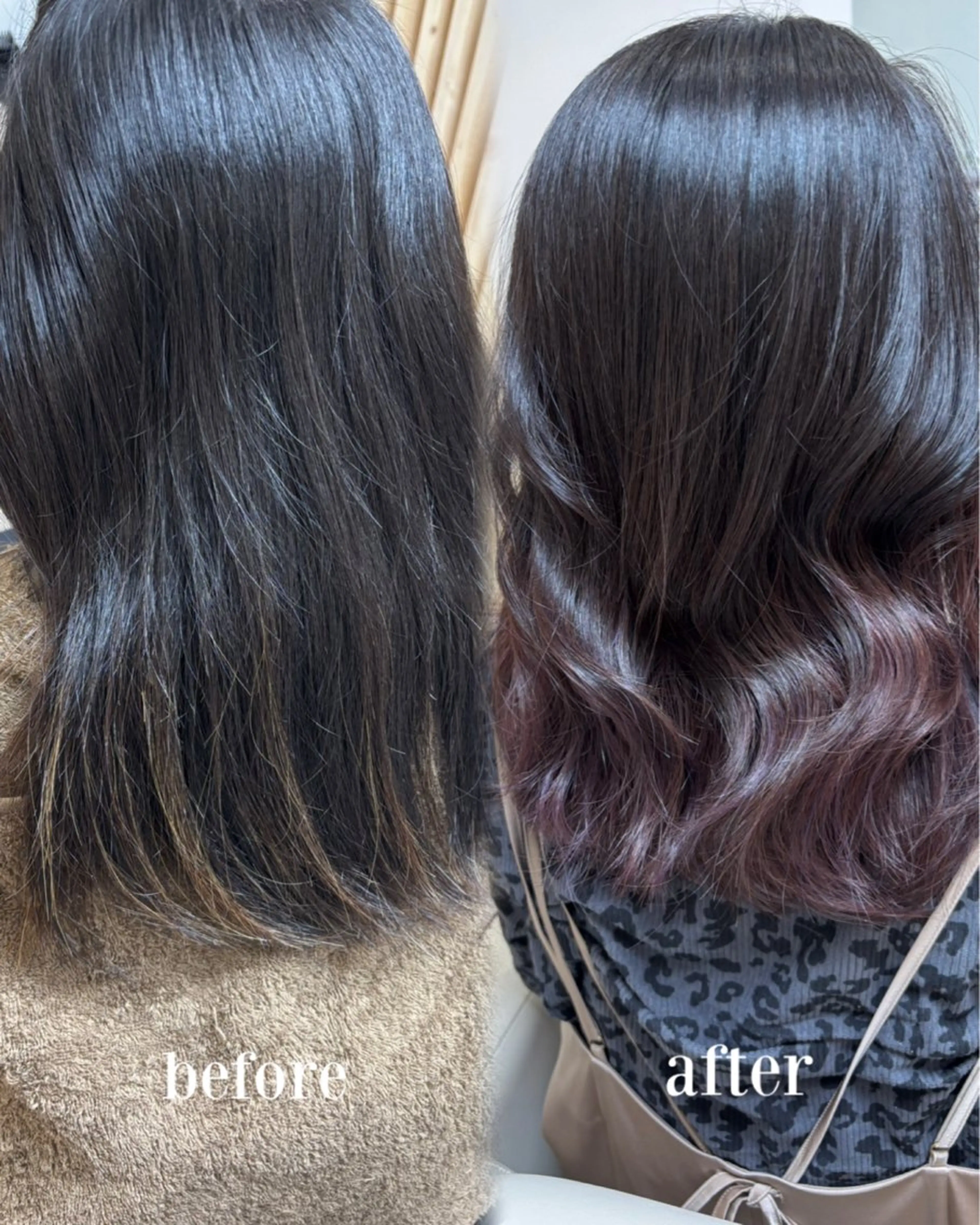 ミディアム カラー カット ヘアカラー トリートメント akane/大和田 駅/ Garanceのヘアスタイル