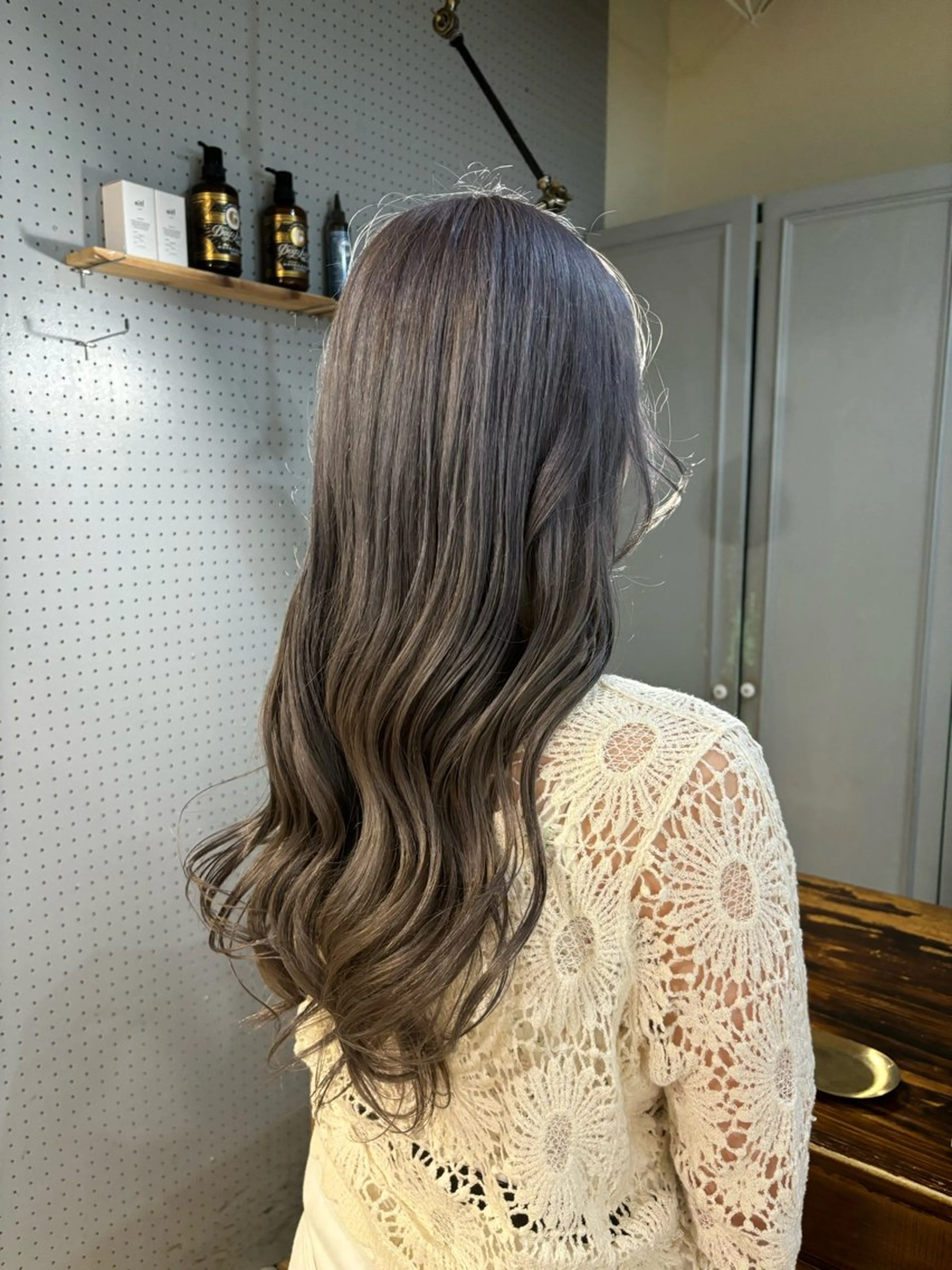 ロング カラー ヘアカラー トリートメント 🤩噂のMr.髪ポジ ティブ®️yu🤩のヘアスタイル