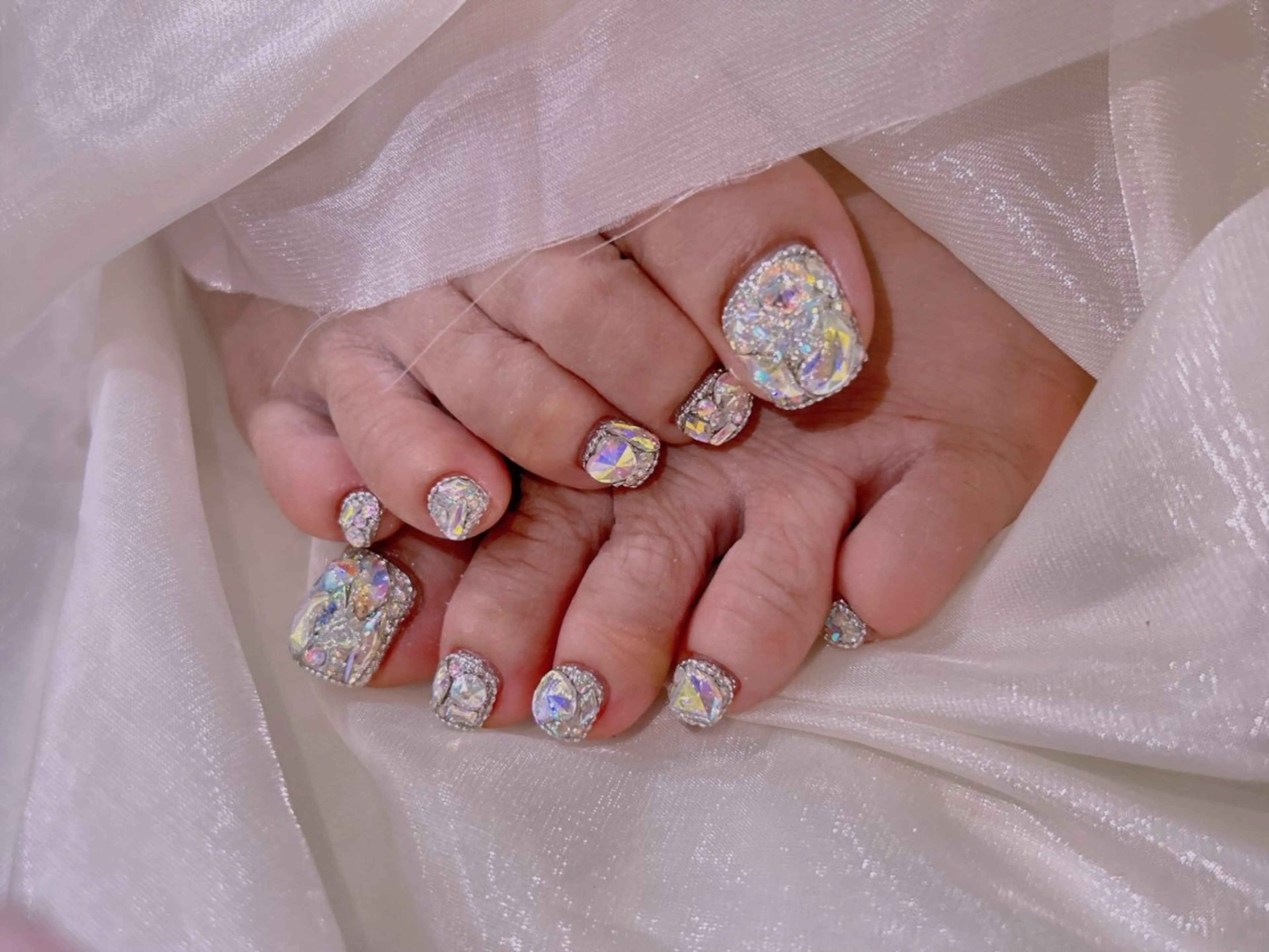 ネイル フットネイル 長さだし専門店 M2 rikaのネイルデザイン