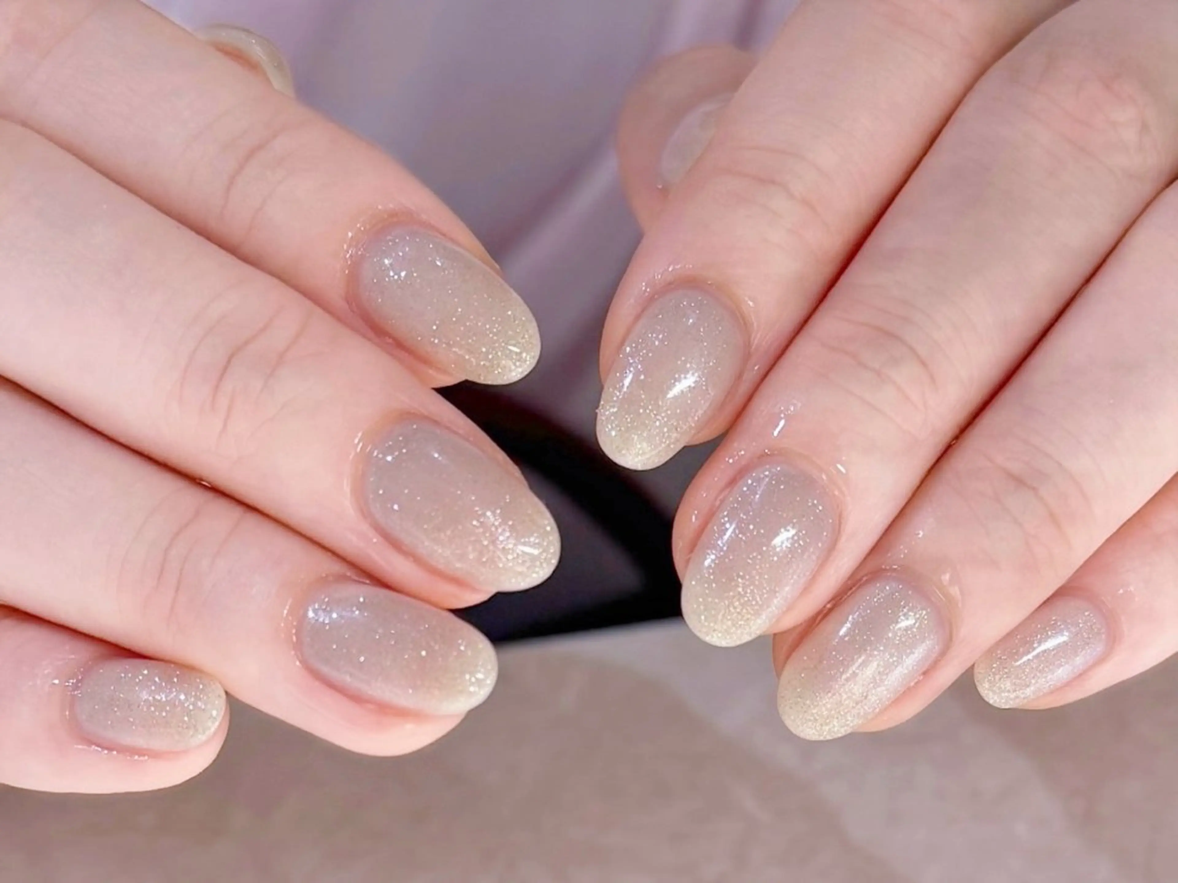 メンズ ネイル アートネイル フレンチネイル ジェルネイル キラキラネイル パラジェル Bloom スカルプ専門店のネイルデザイン