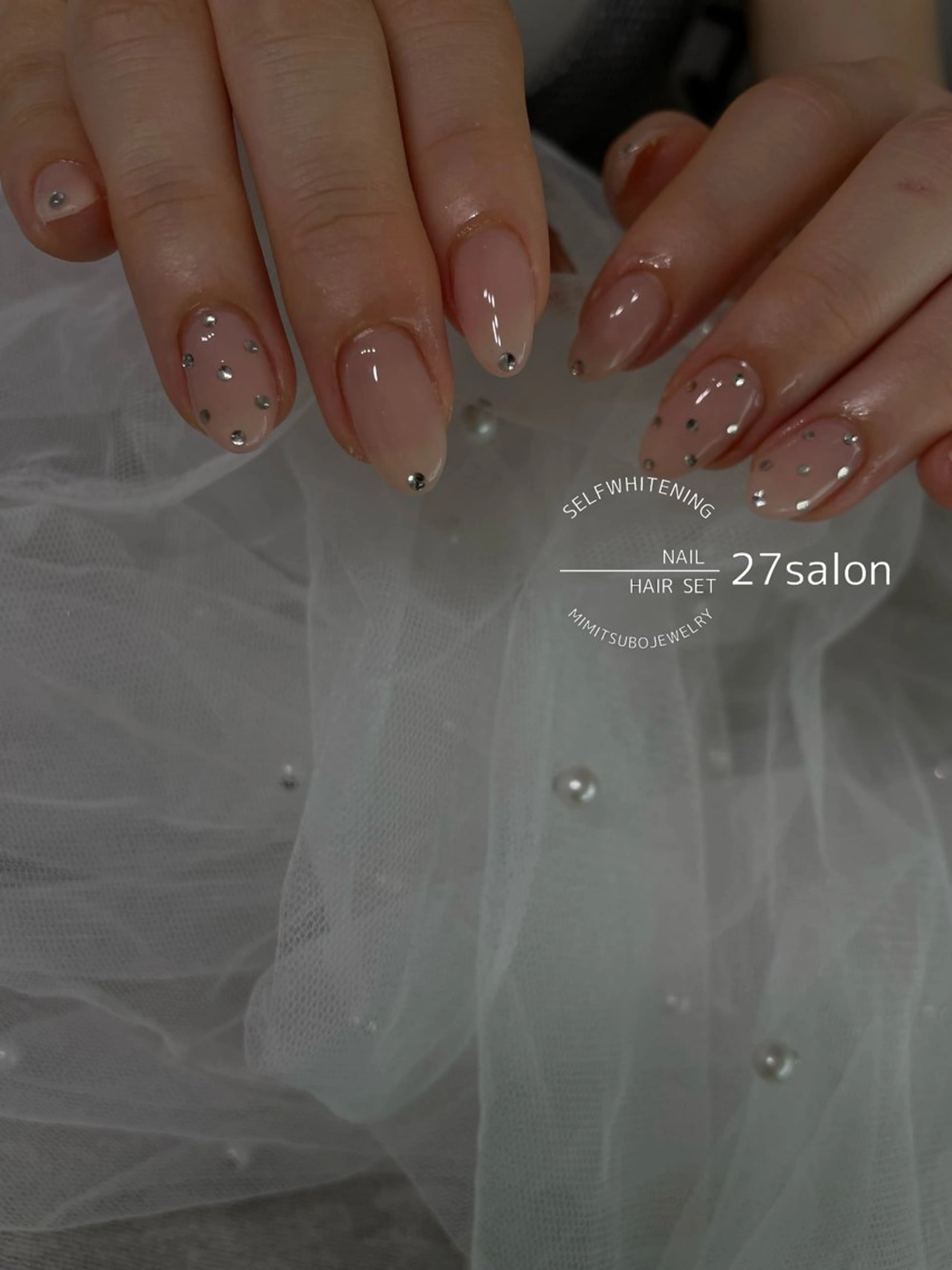 ネイル ドット ハンドネイル 27salon yuinaのネイルデザイン
