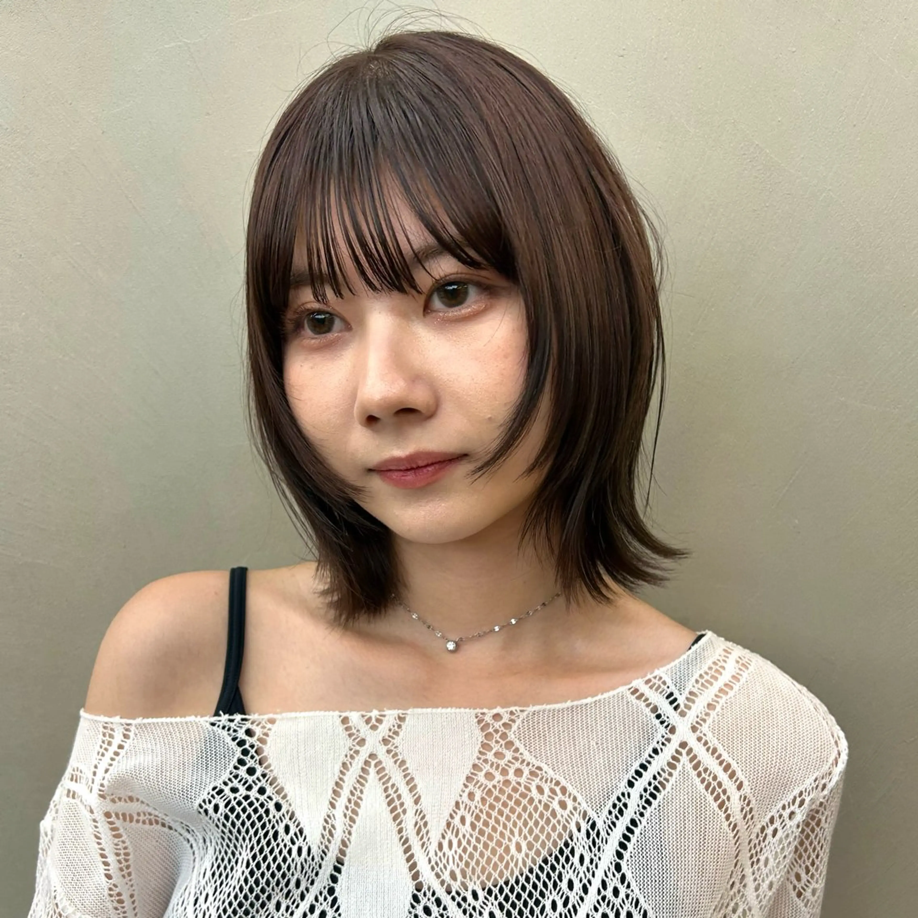 ショート ボブ レイヤーカット カット トリートメント ベージュ/透明感/ レイヤー/あやか💕のヘアスタイル