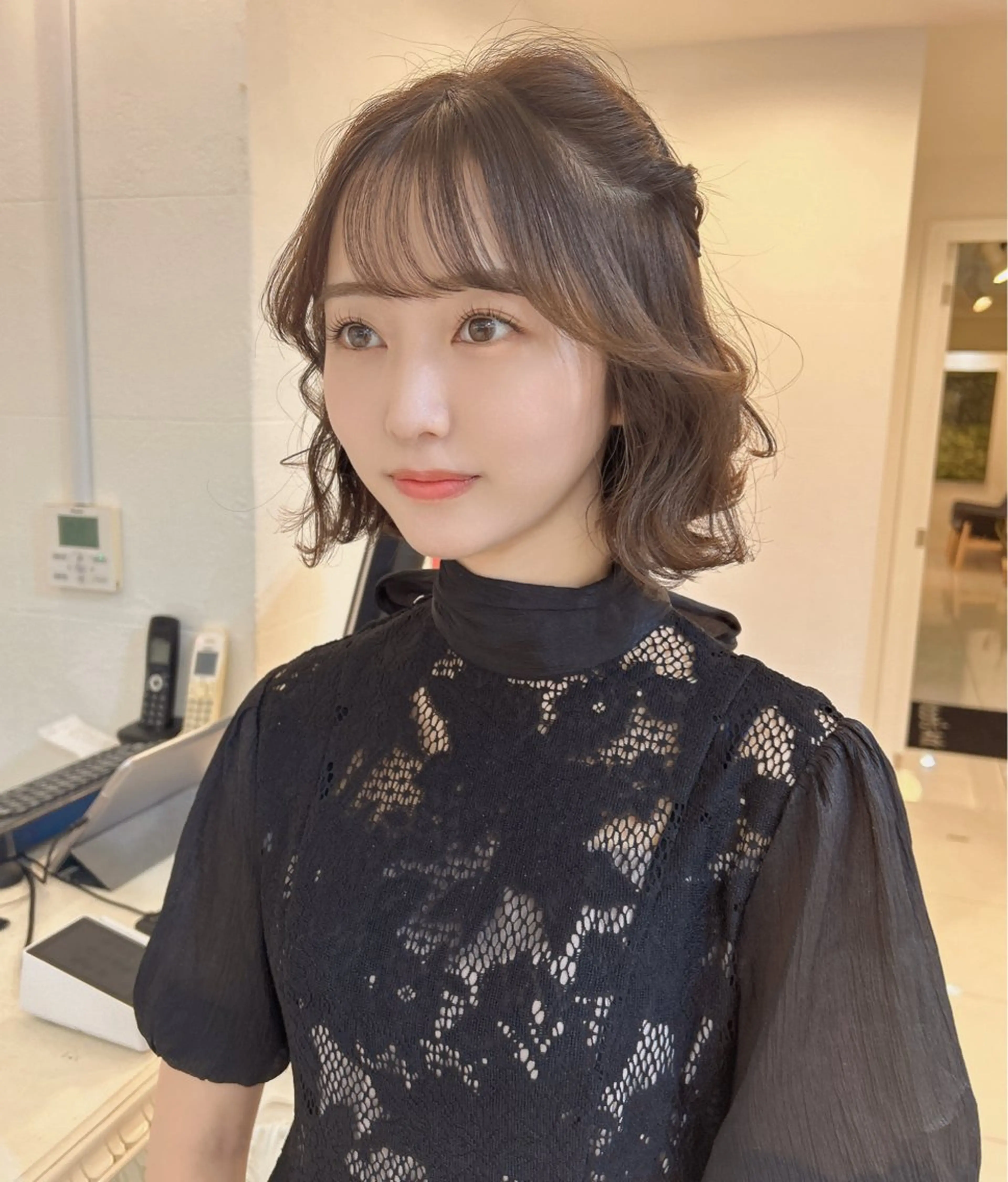 ショート ヘアアレンジ ボブ 透明感カラー🫧ヘア セット🫧松本菜月の眉毛・アイブロウイメージ