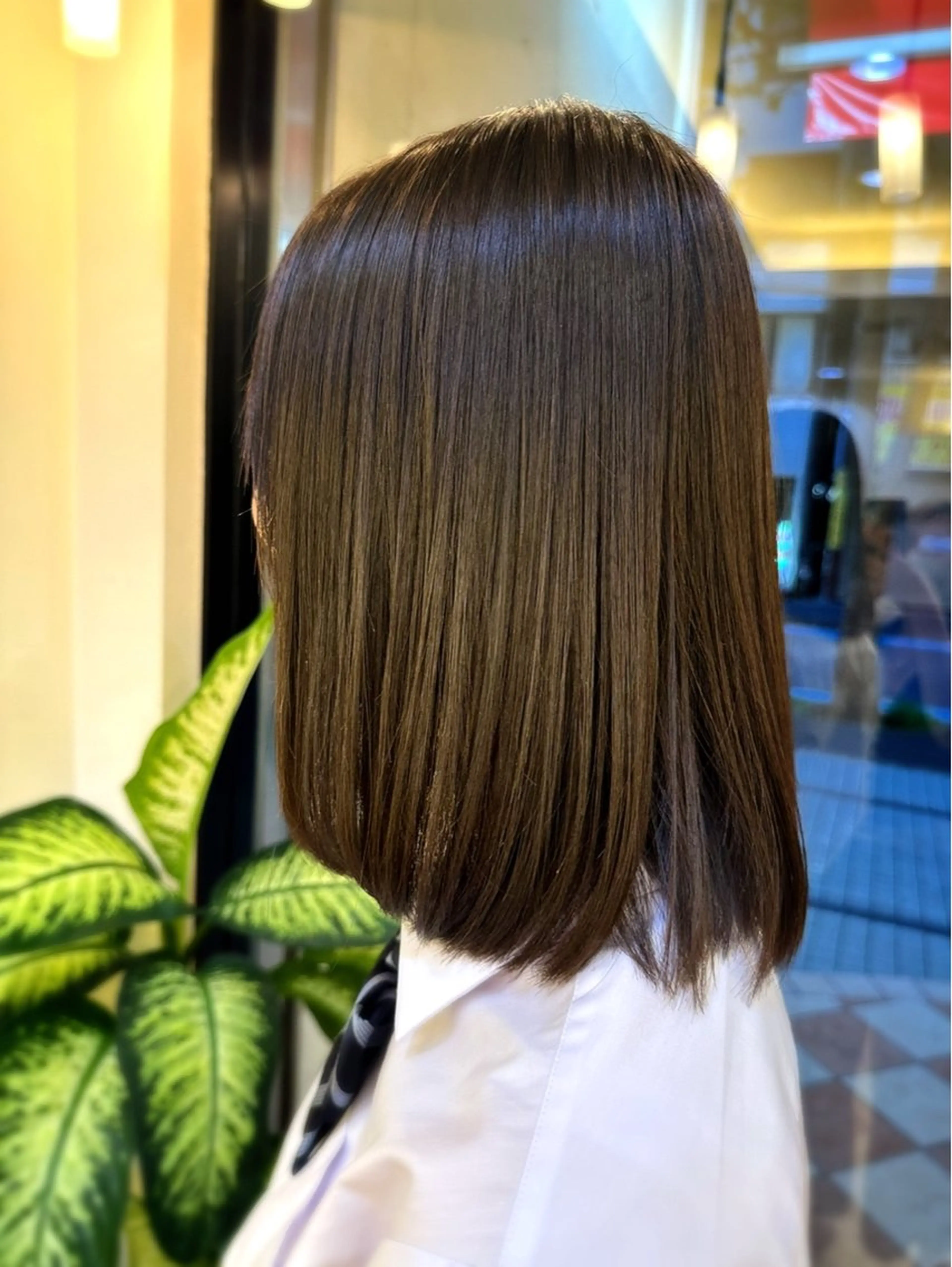 ミディアム 髪質改善 トリートメント カット トリートメント 小顔レイヤー💗 木村実樹のヘアスタイル