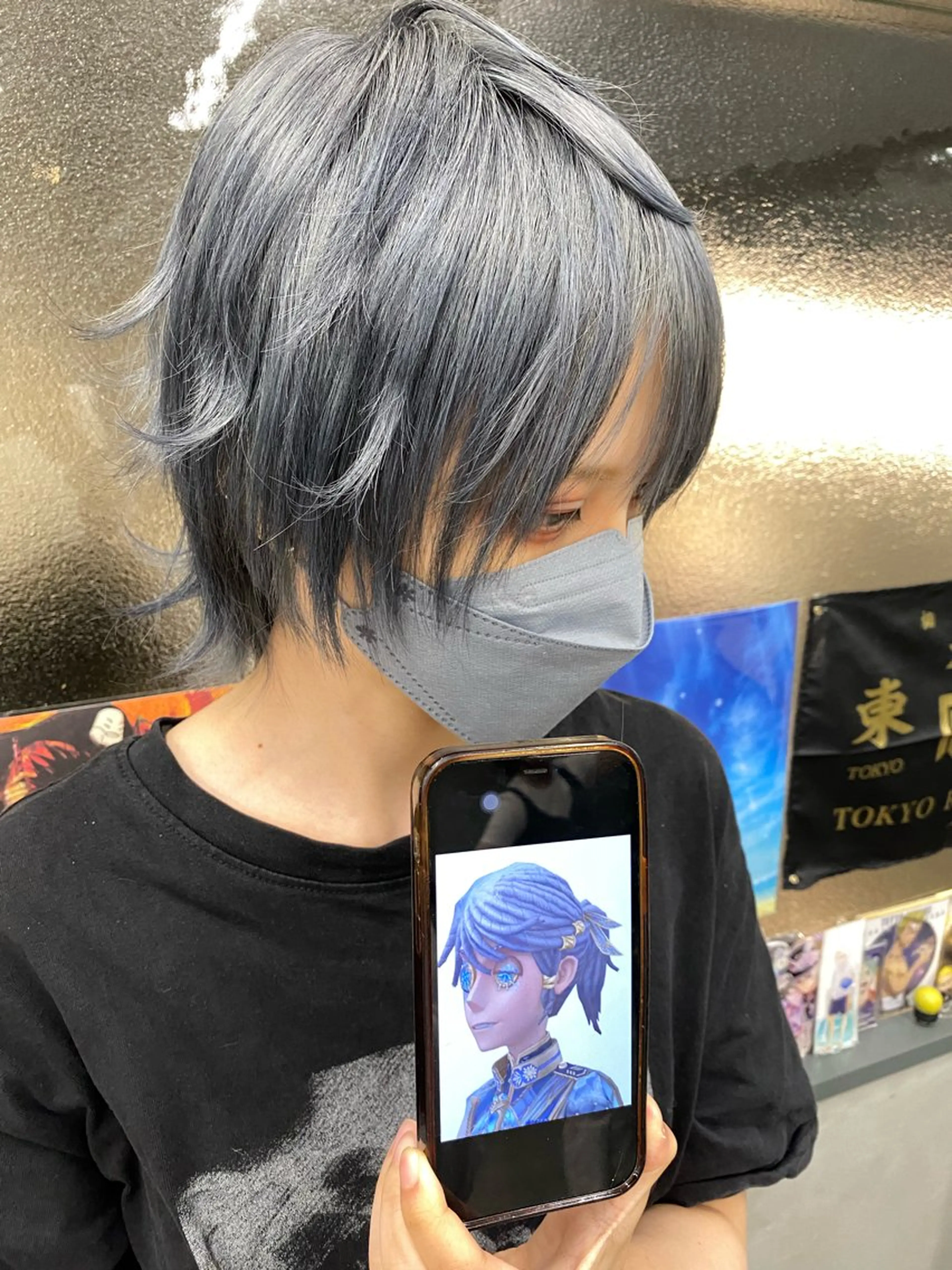 ショート ウルフカット カット ヘアカラー トリートメント ウルフカット 渋谷の人のヘアスタイル