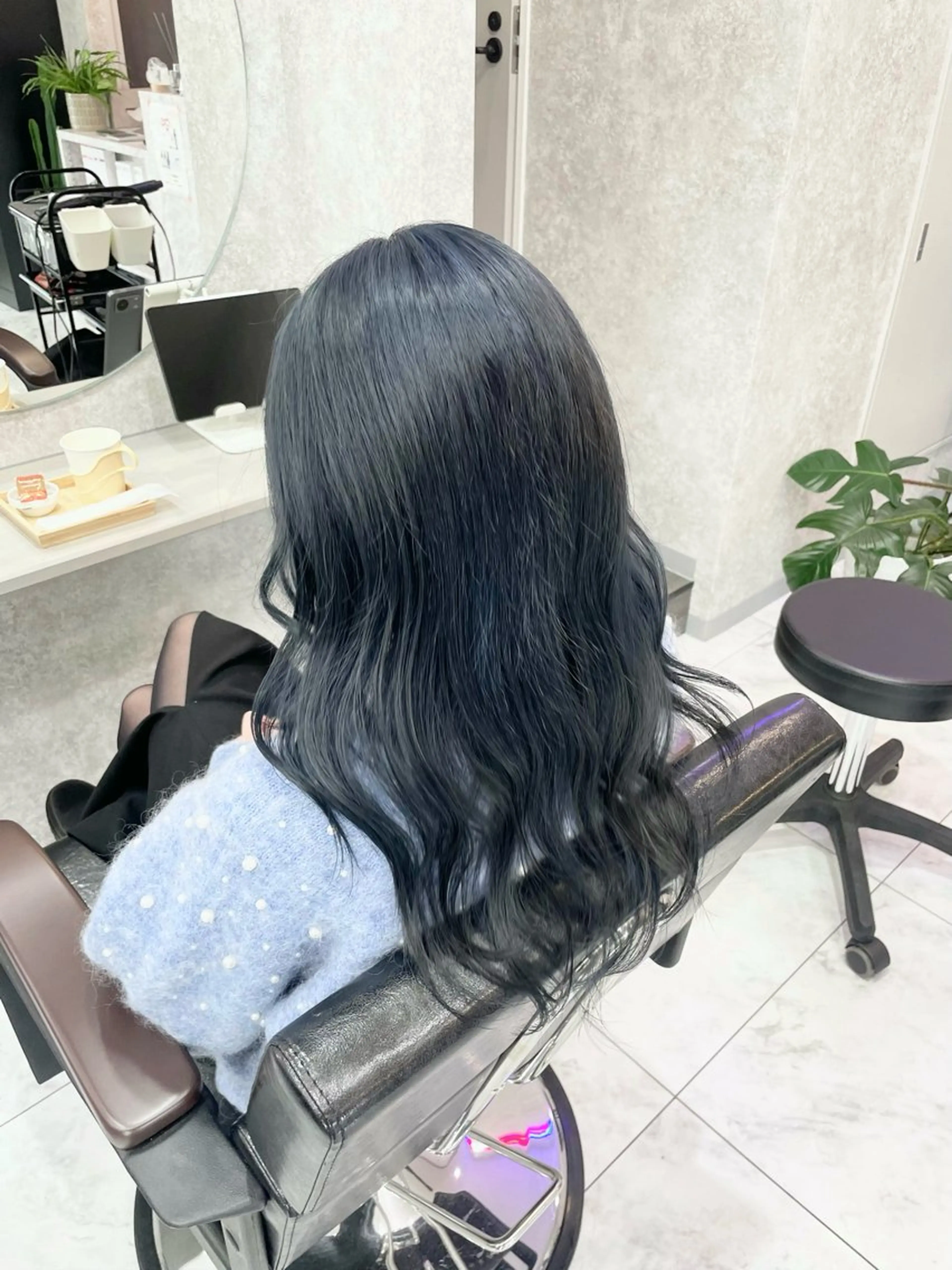 セミロング 🦋ハイトーン🦋 石山 希理🦋のヘアスタイル