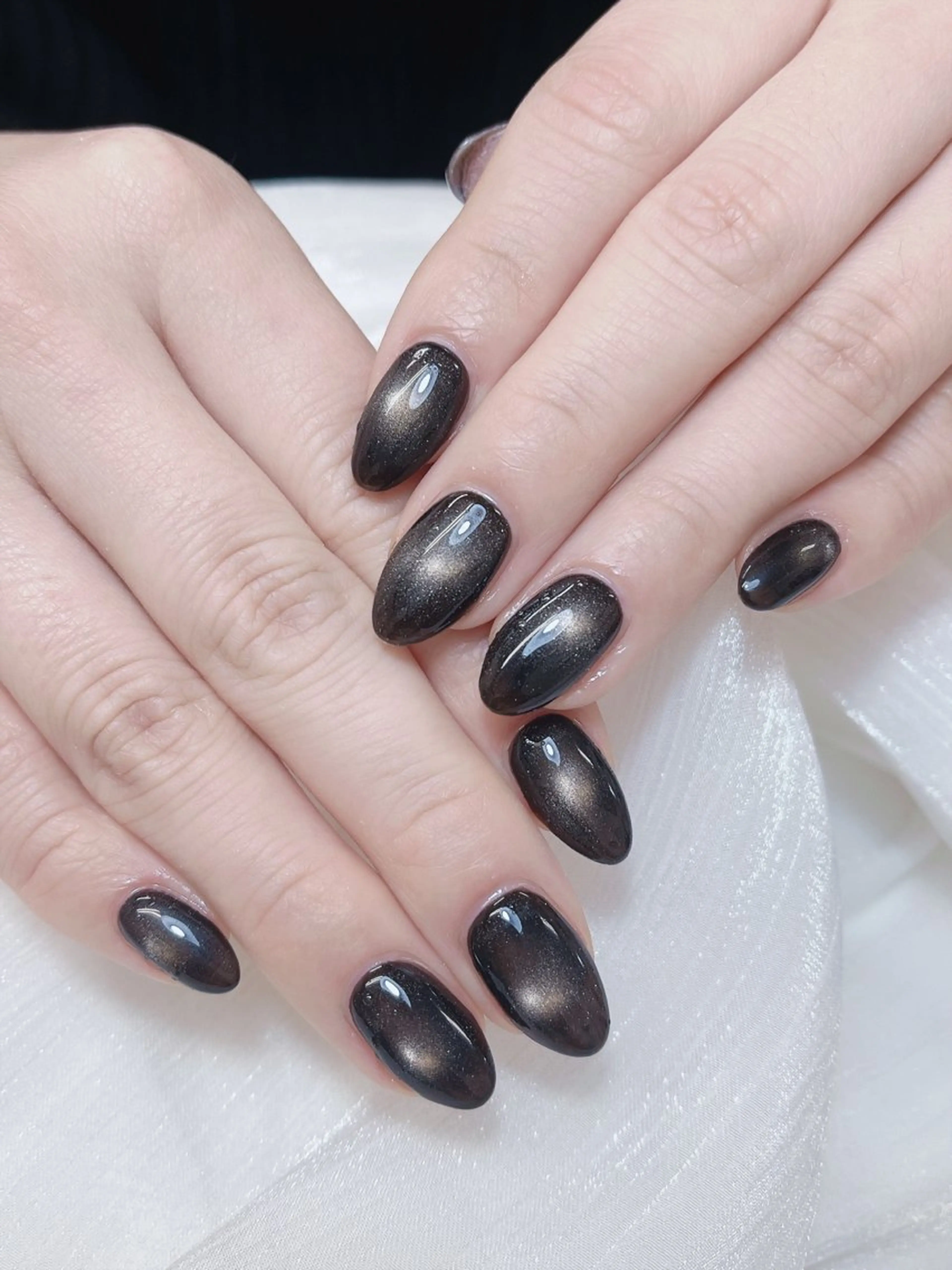 ネイル チークネイル 成人式 フレンチネイル グラデーション 氷ネイル・うるうるネイル ハンドネイル DUO   MI nail salonのネイルデザイン