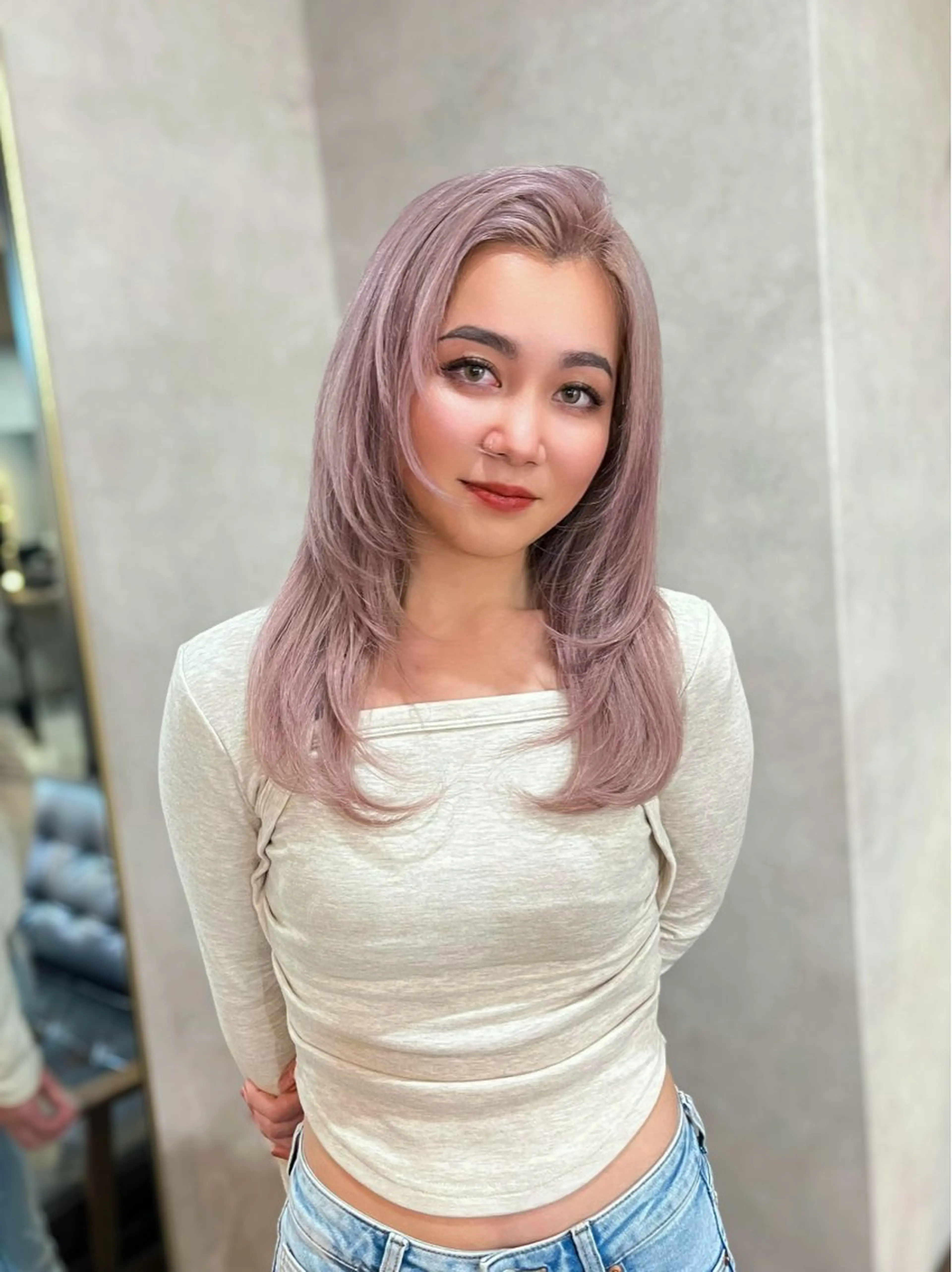 セミロング 🔖RIENS /renaのヘアスタイル