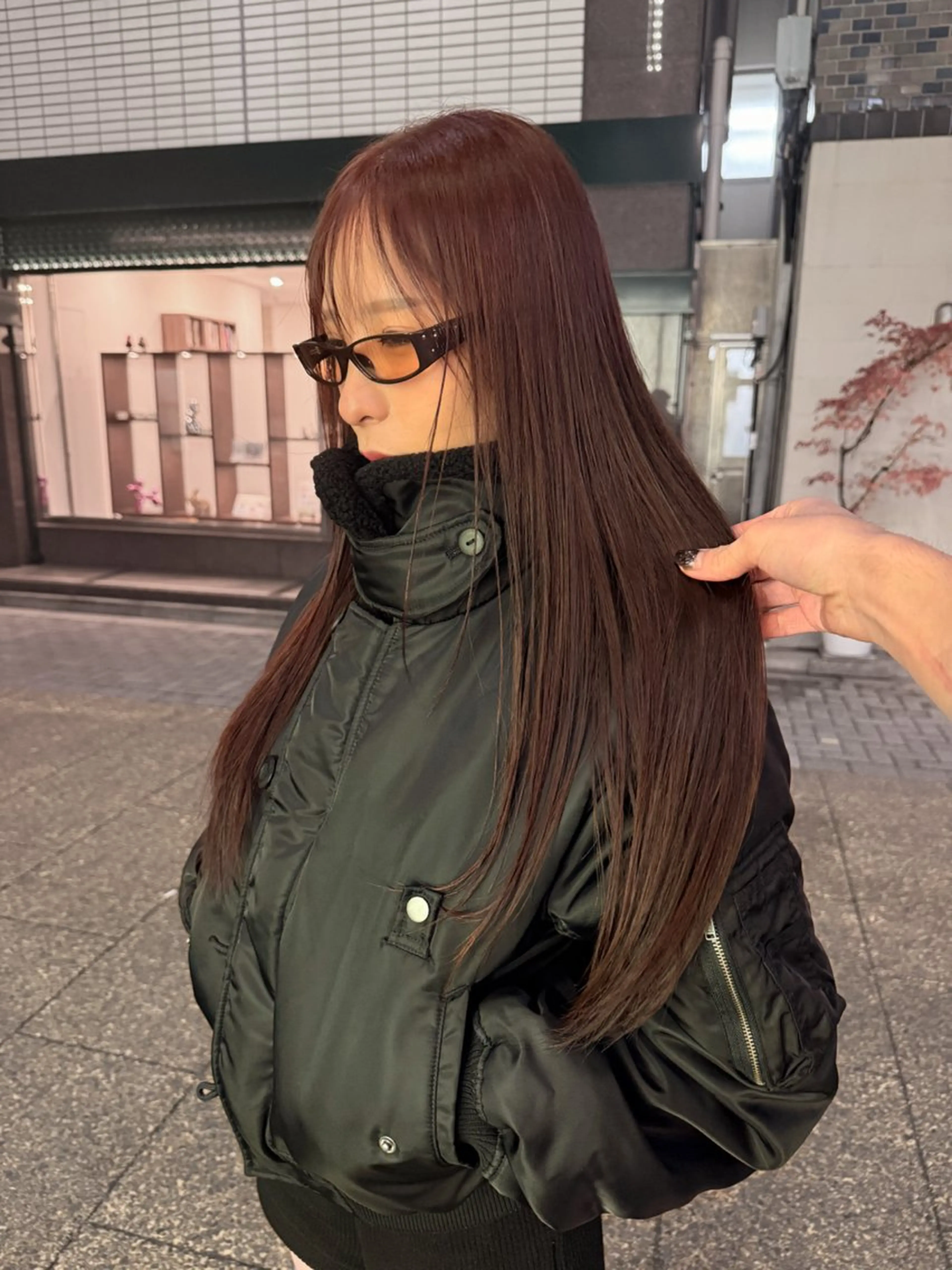 ブリーチ無しワンカラーの写真