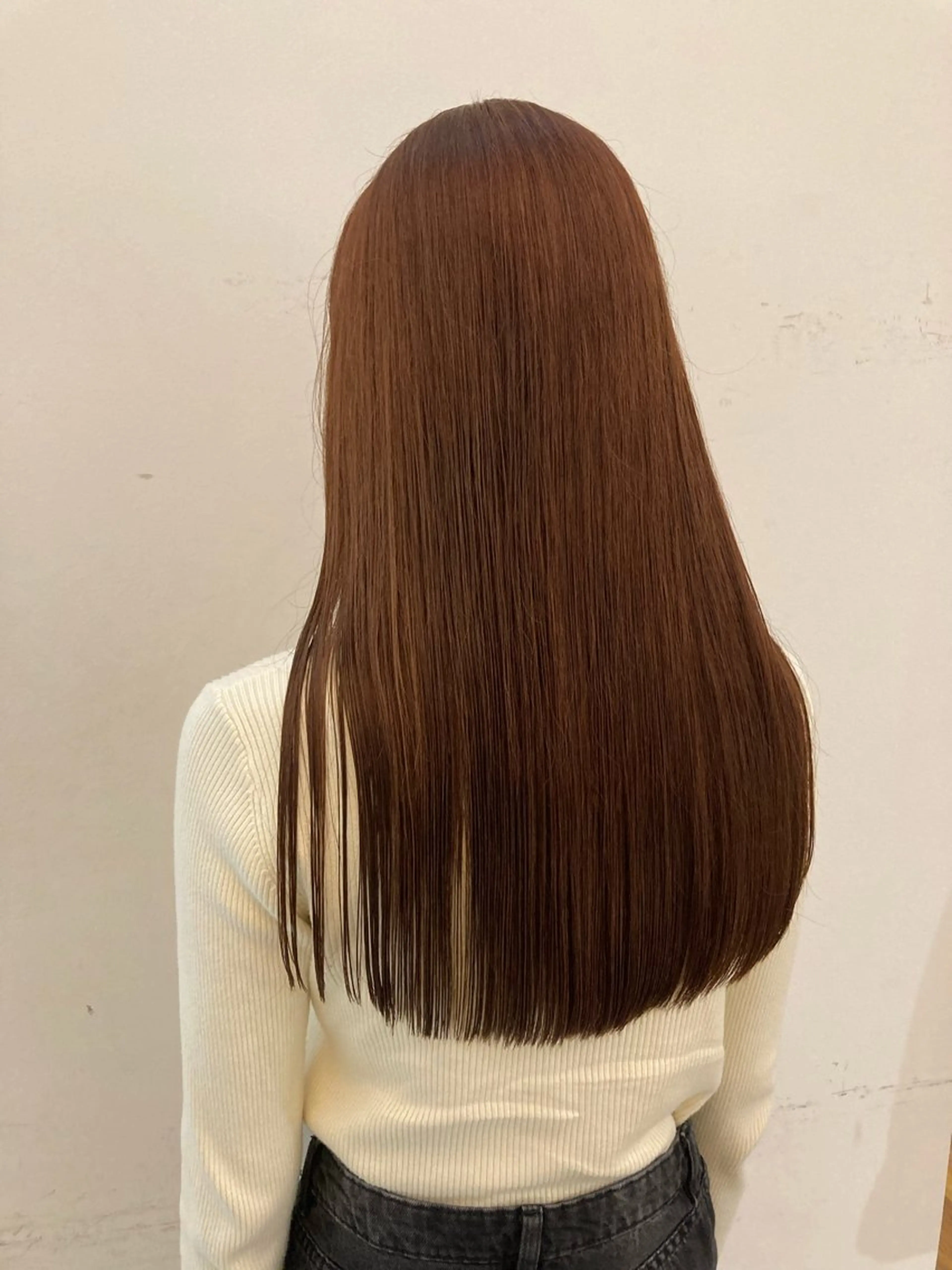 ロング カラー 津田 里菜のヘアスタイル