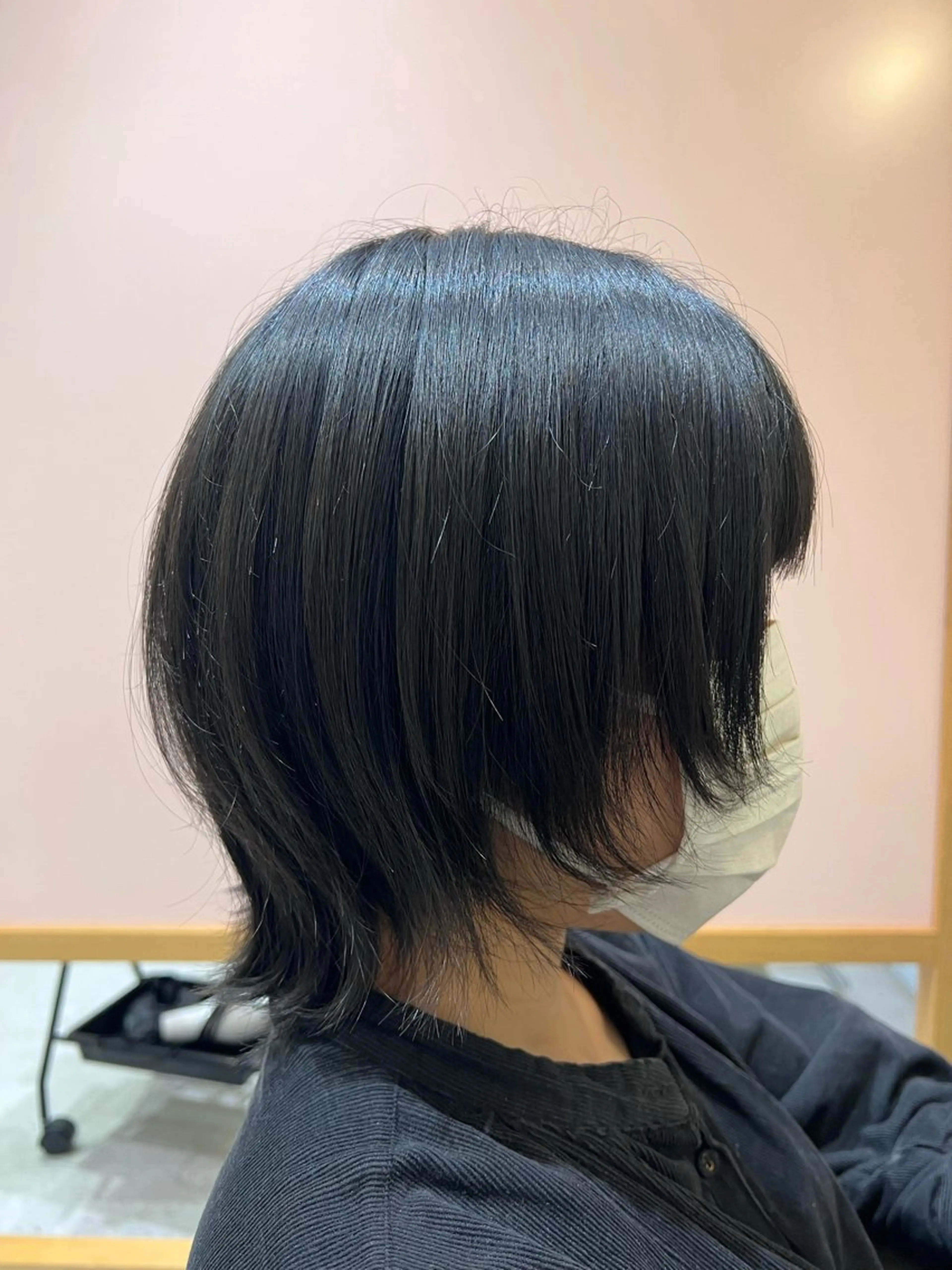 ショート ショートヘア ウルフカット デジタルパーマ募集‪ 平木亜美‪のヘアスタイル