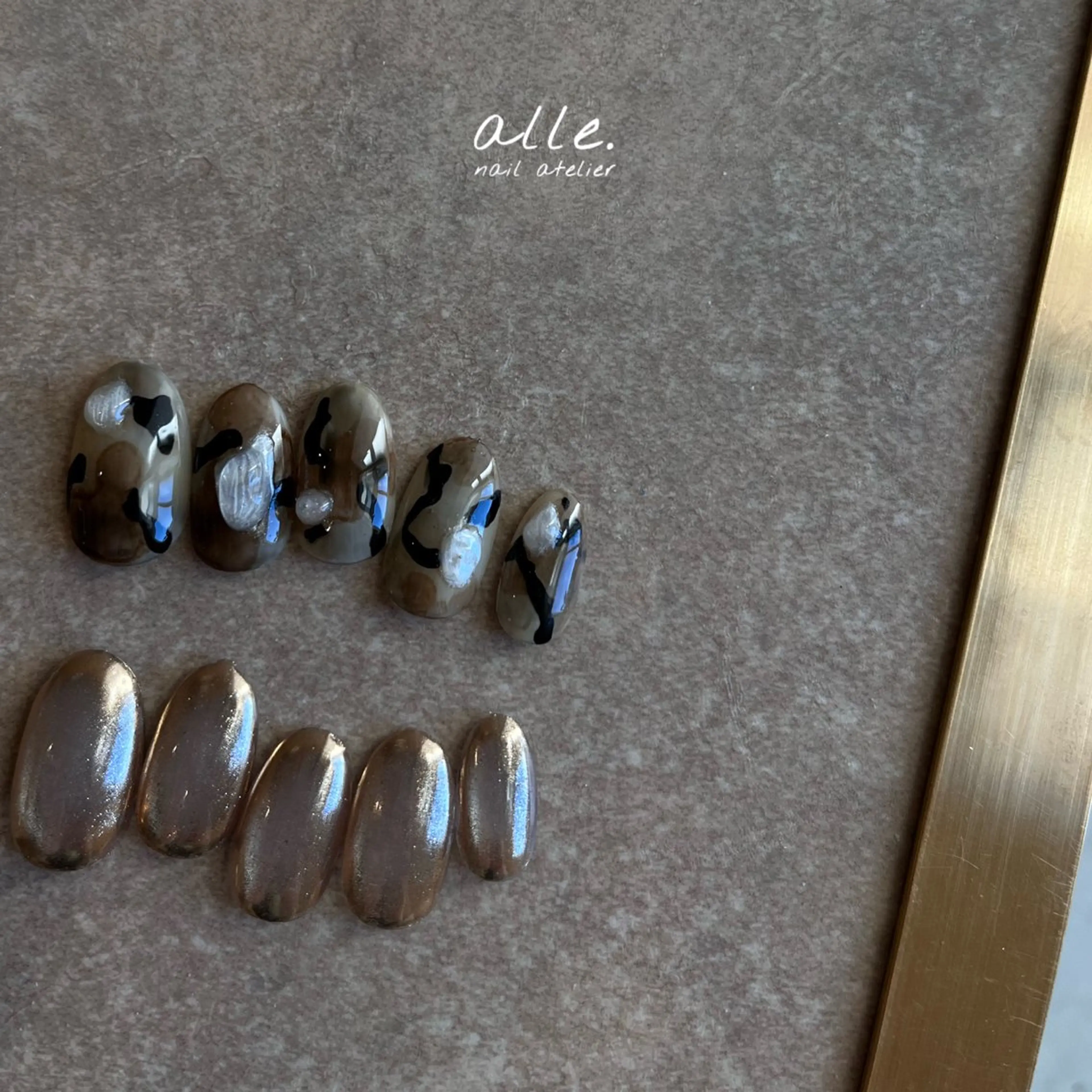 ネイル ハンドネイル atelier alle.のネイルデザイン