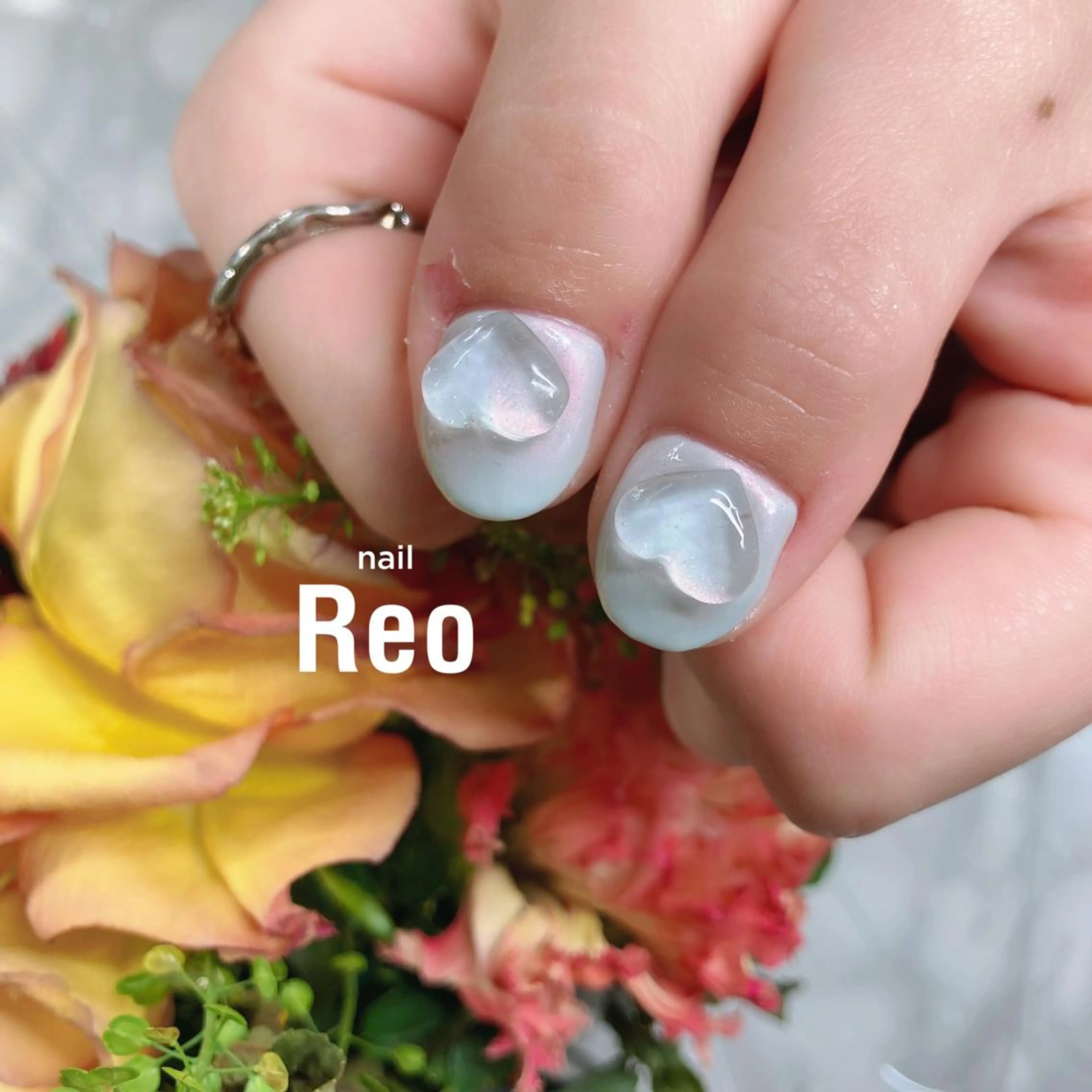 ミディアム ネイル Reonail 💕Kana💕のネイルデザイン
