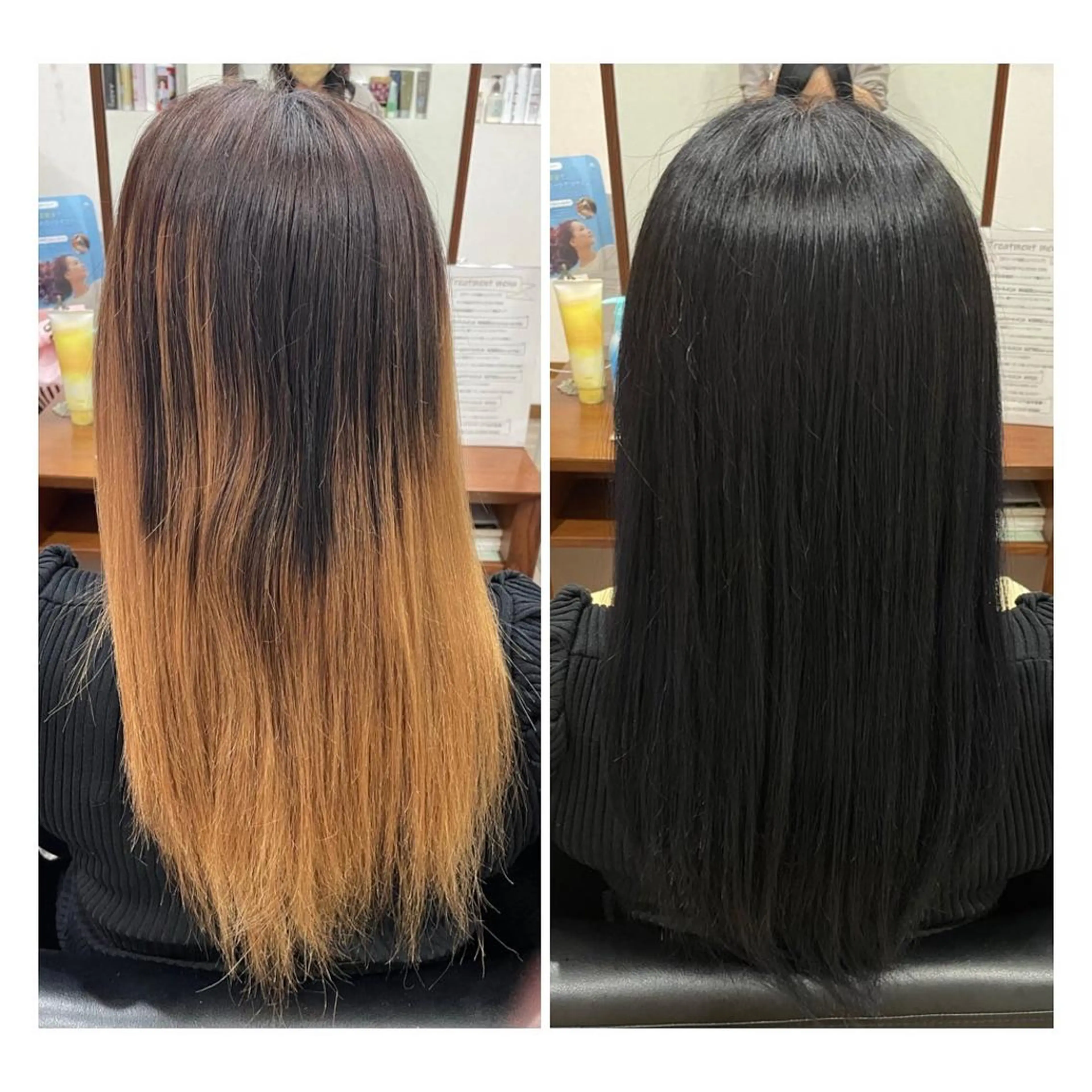 ロング カラー 山田 梓のヘアスタイル