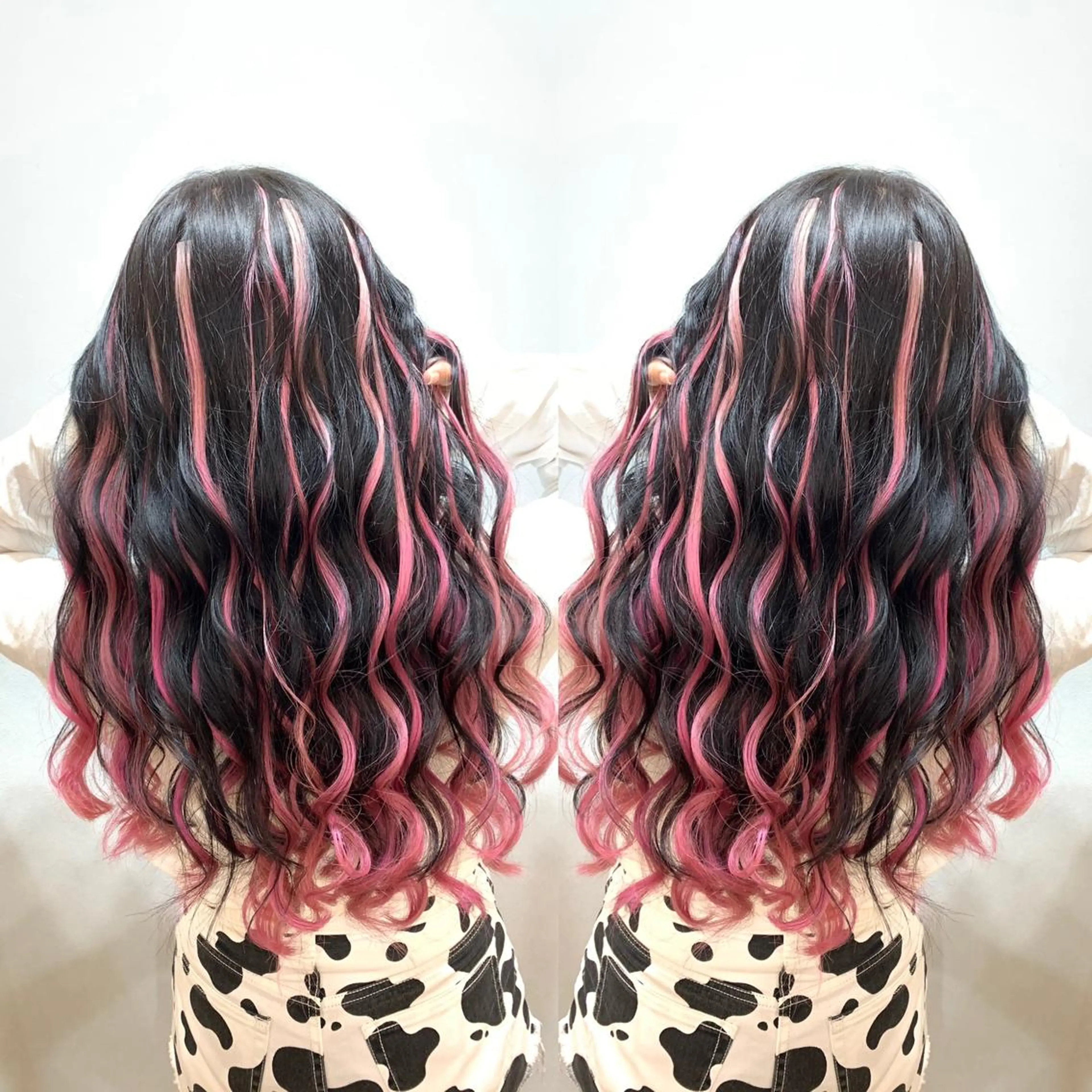 ミディアム 🔥ハイトーンカラー ギャルNAOKI🔥のヘアスタイル