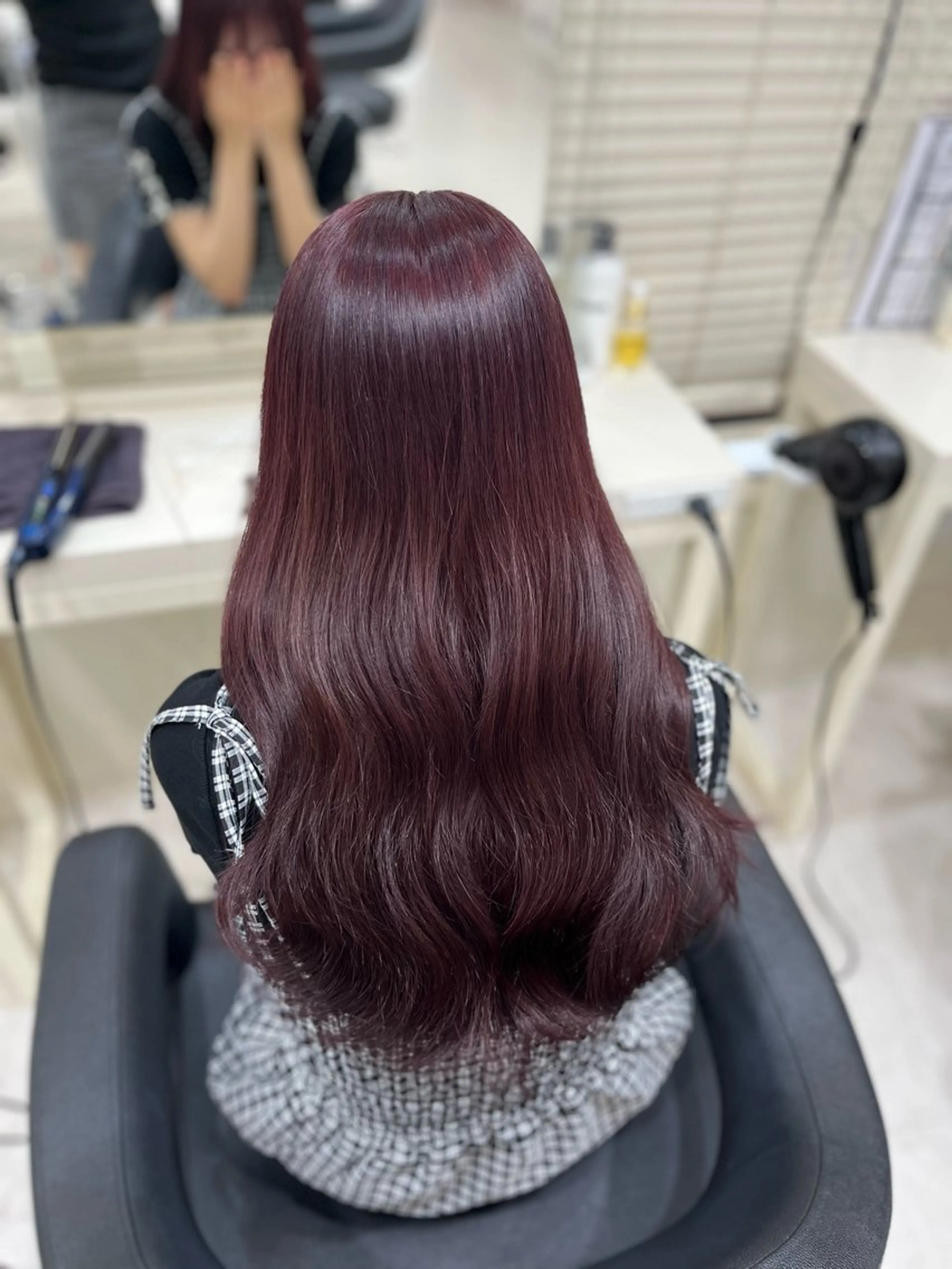 カラー ヘアカラー トリートメント ベージュ・ラベンダー カラー🎀りりのヘアスタイル