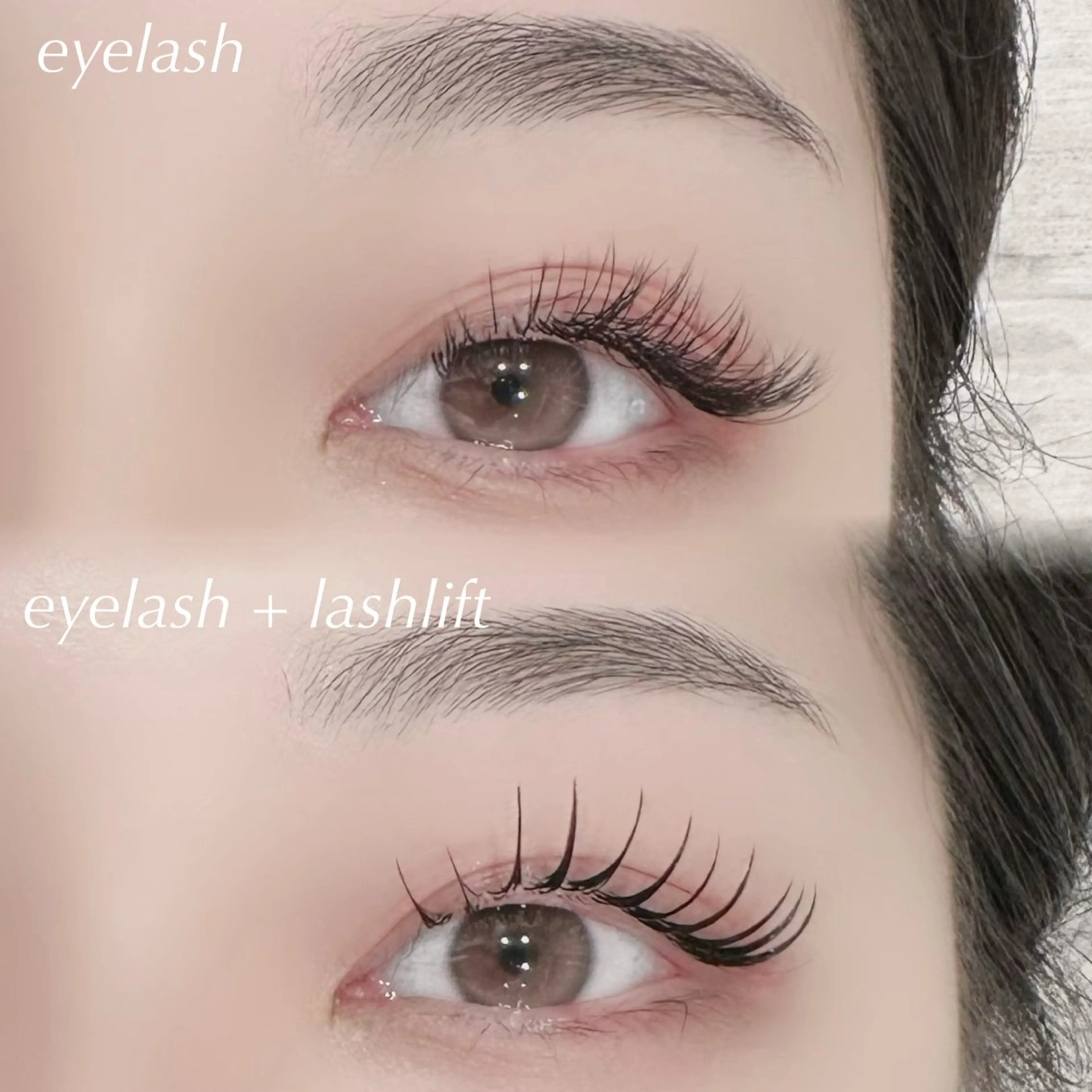 【新技術!モチ◎ぱっちりEYE】オフなしエクステパーマ*フラットラッシュ100本/120本の写真