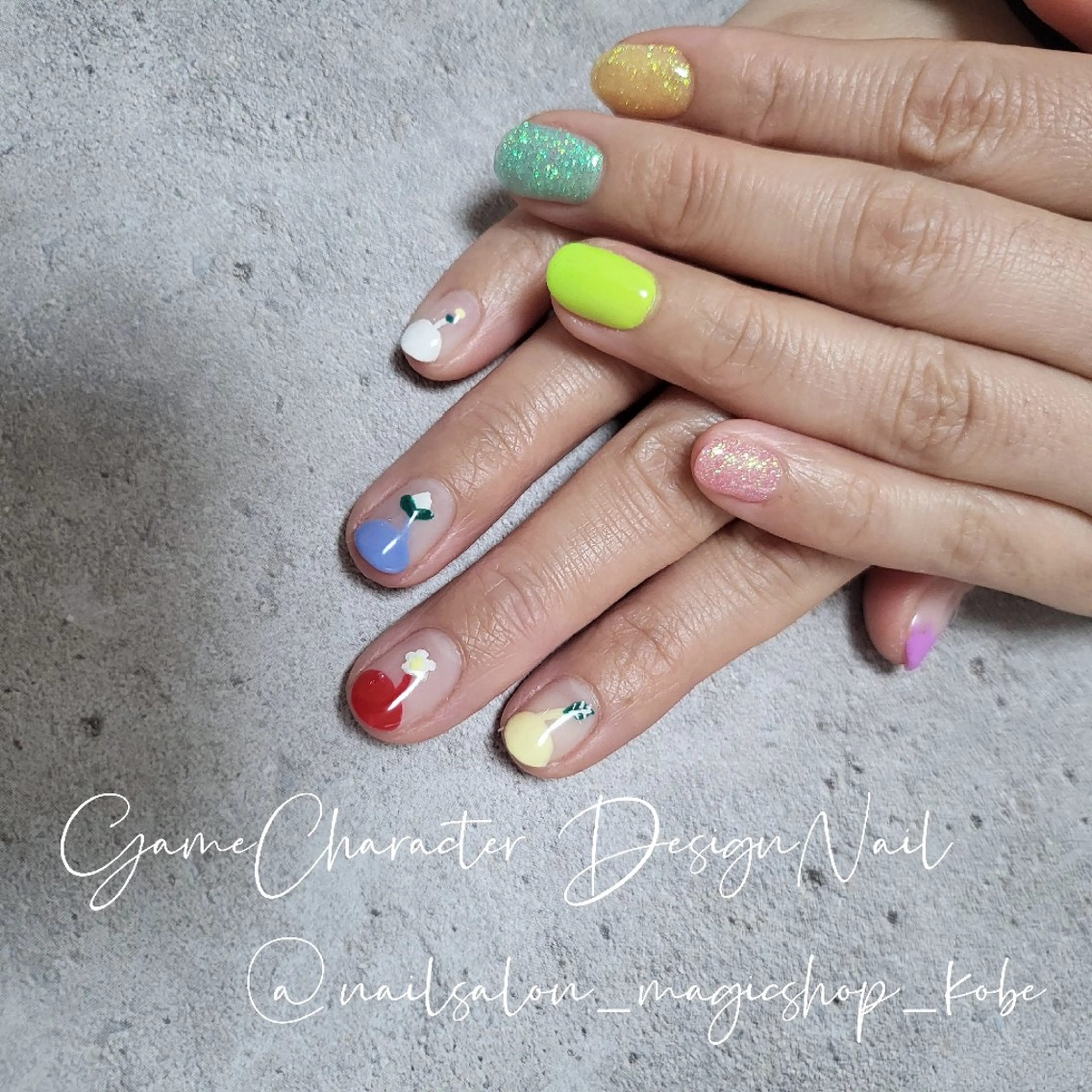 ネイル ジェルネイル ゴージャス ラメ(グリッター) ワンカラーネイル ソフトジェル ハンドネイル Nailsalon MagicShopのネイルデザイン