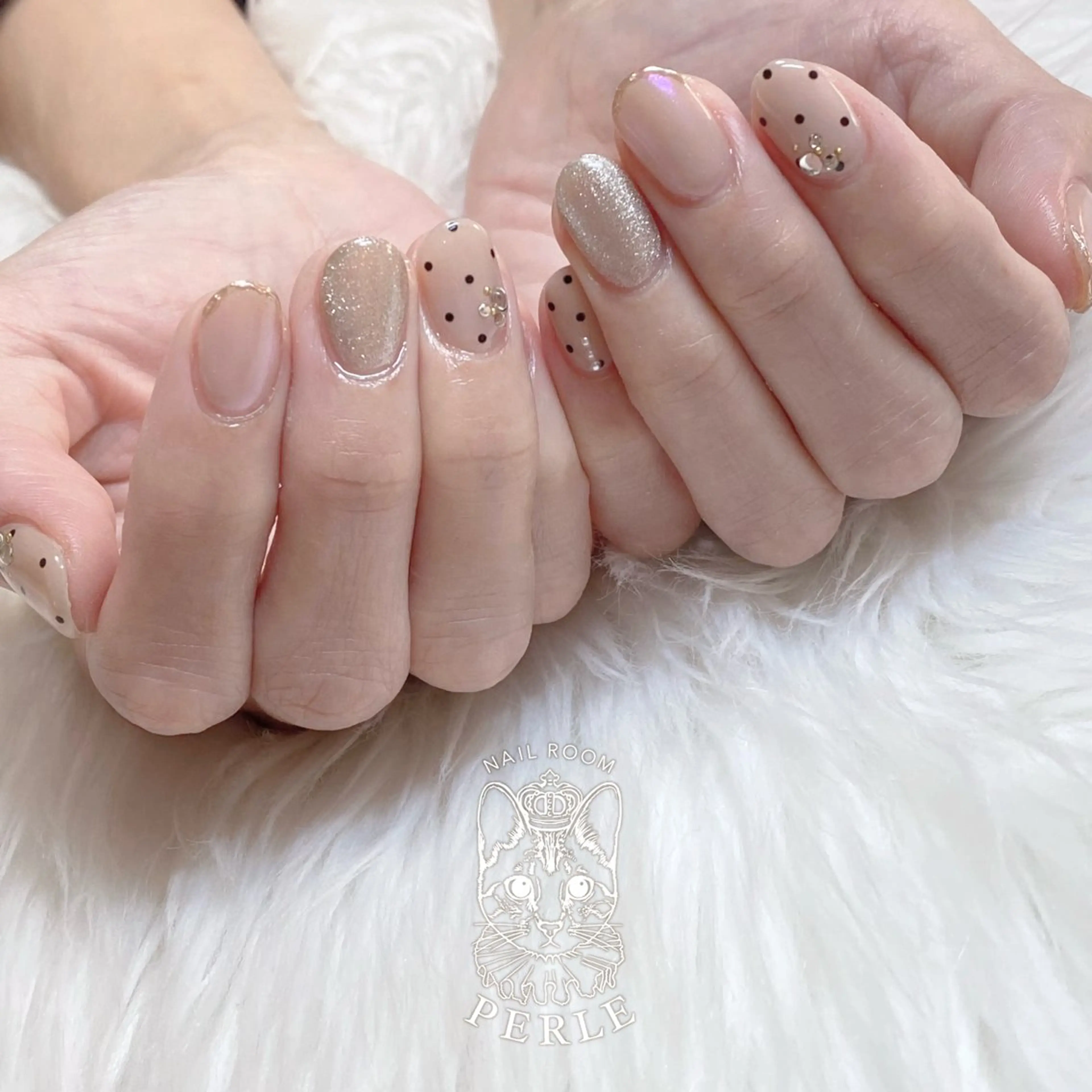 ネイル ハンドネイル nail room Perleのネイルデザイン
