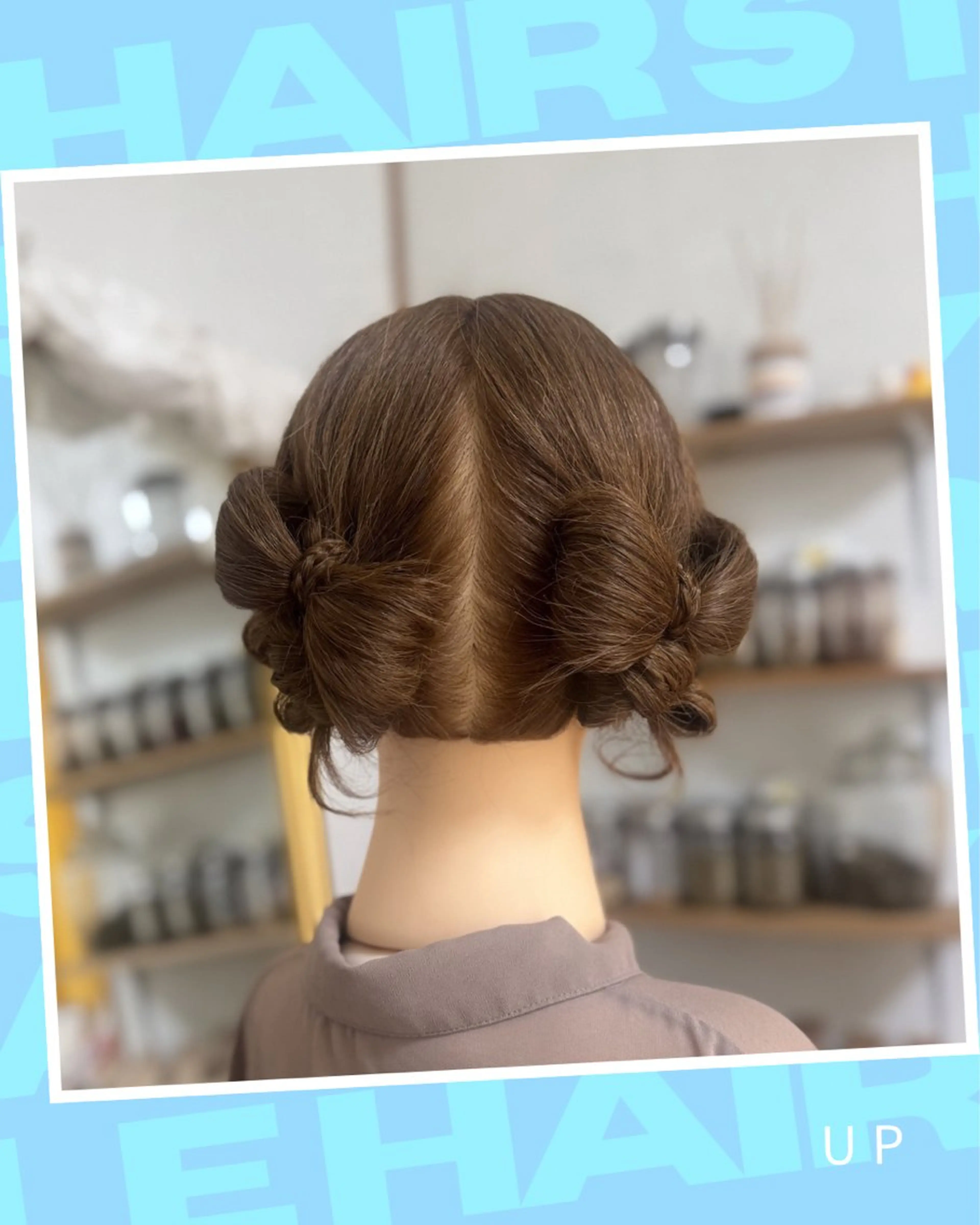 ミディアム ヘアアレンジ ツインテール 韓国風ヘア ヘアセット Yamauchi natsumiのヘアスタイル