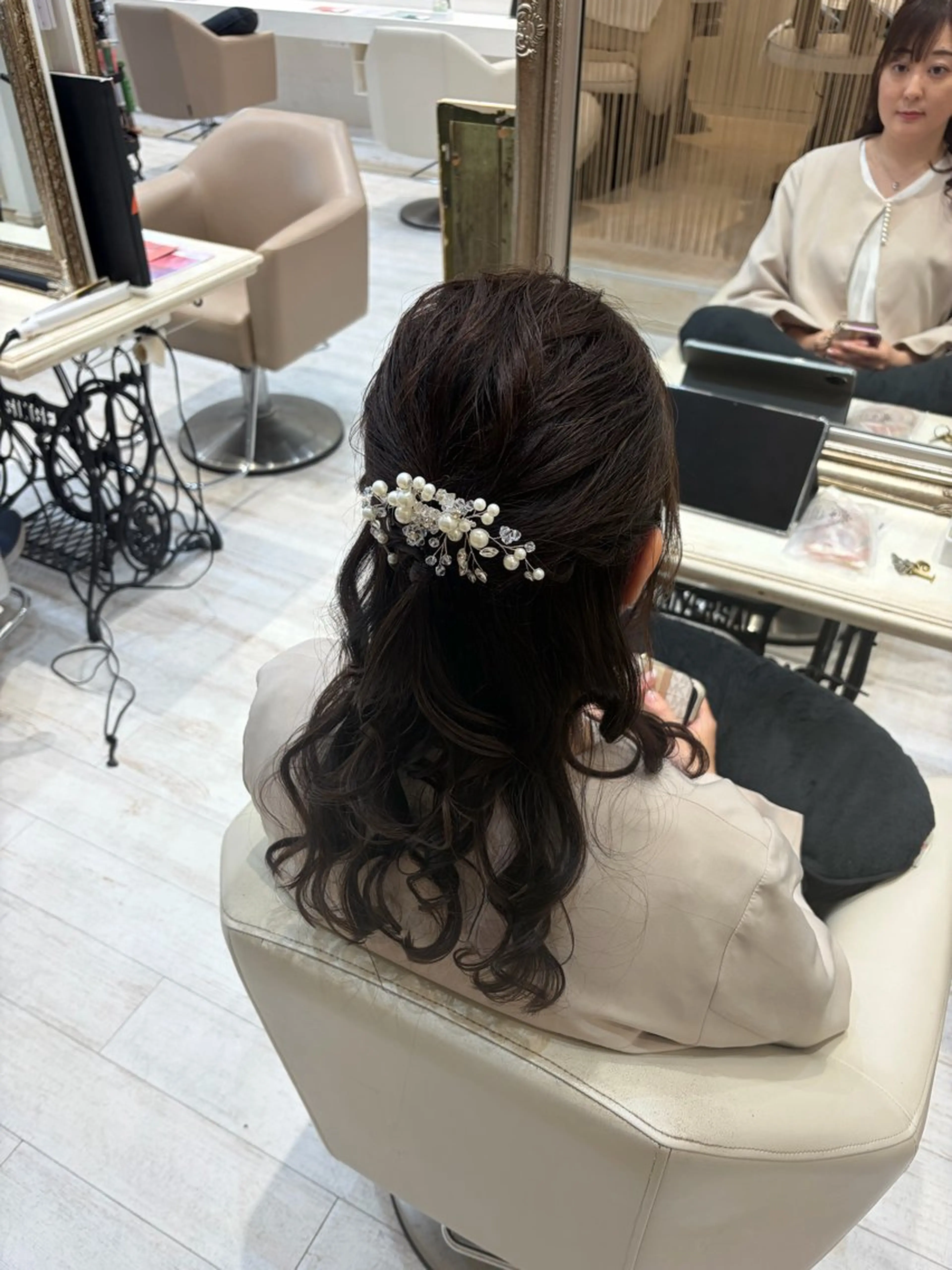 ヘアアレンジ 足立 歩咲のヘアスタイル