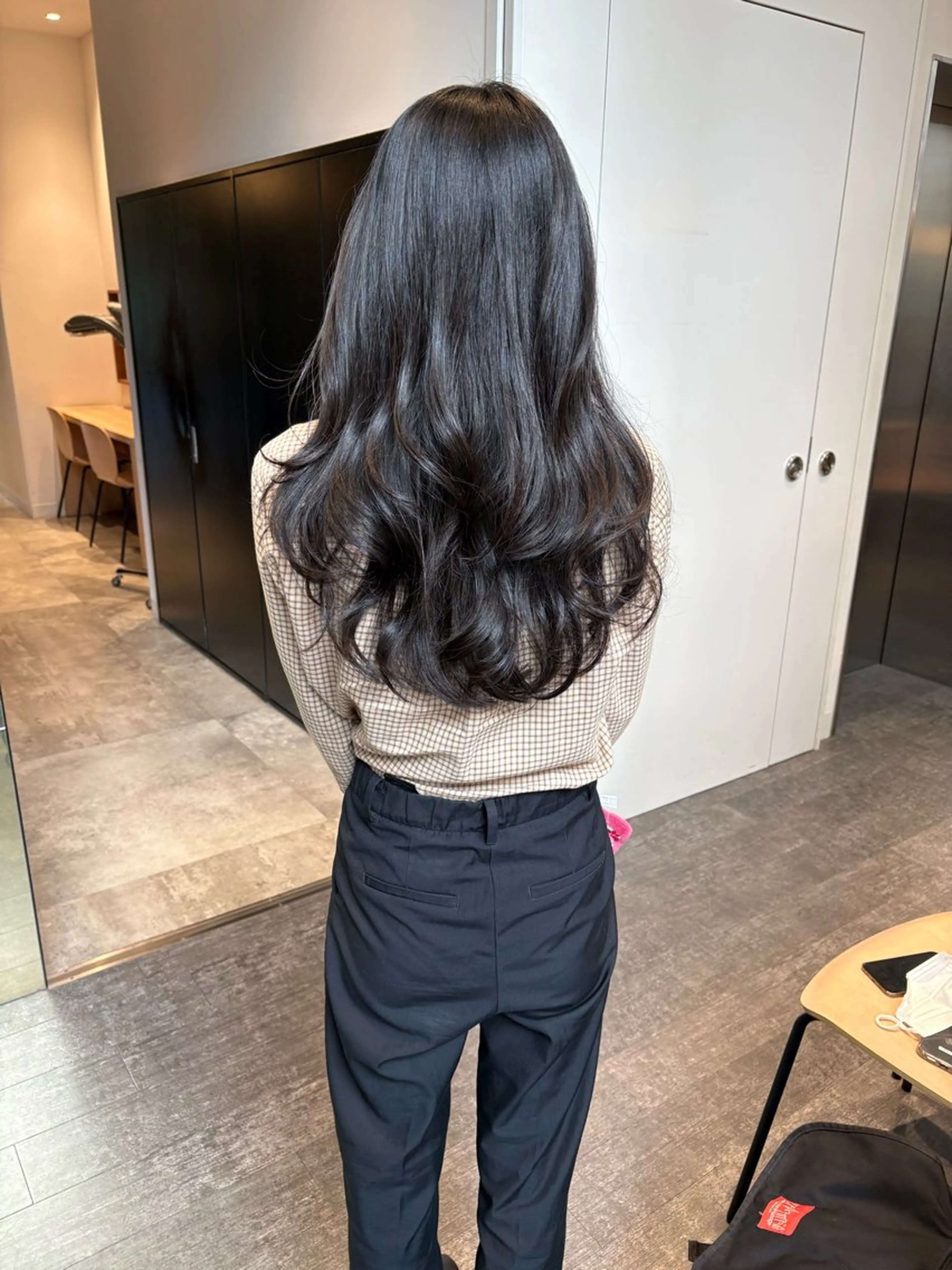 ロング くびれヘア 韓国風ヘア カット mao | 柔らか艶カラー🫧のヘアスタイル