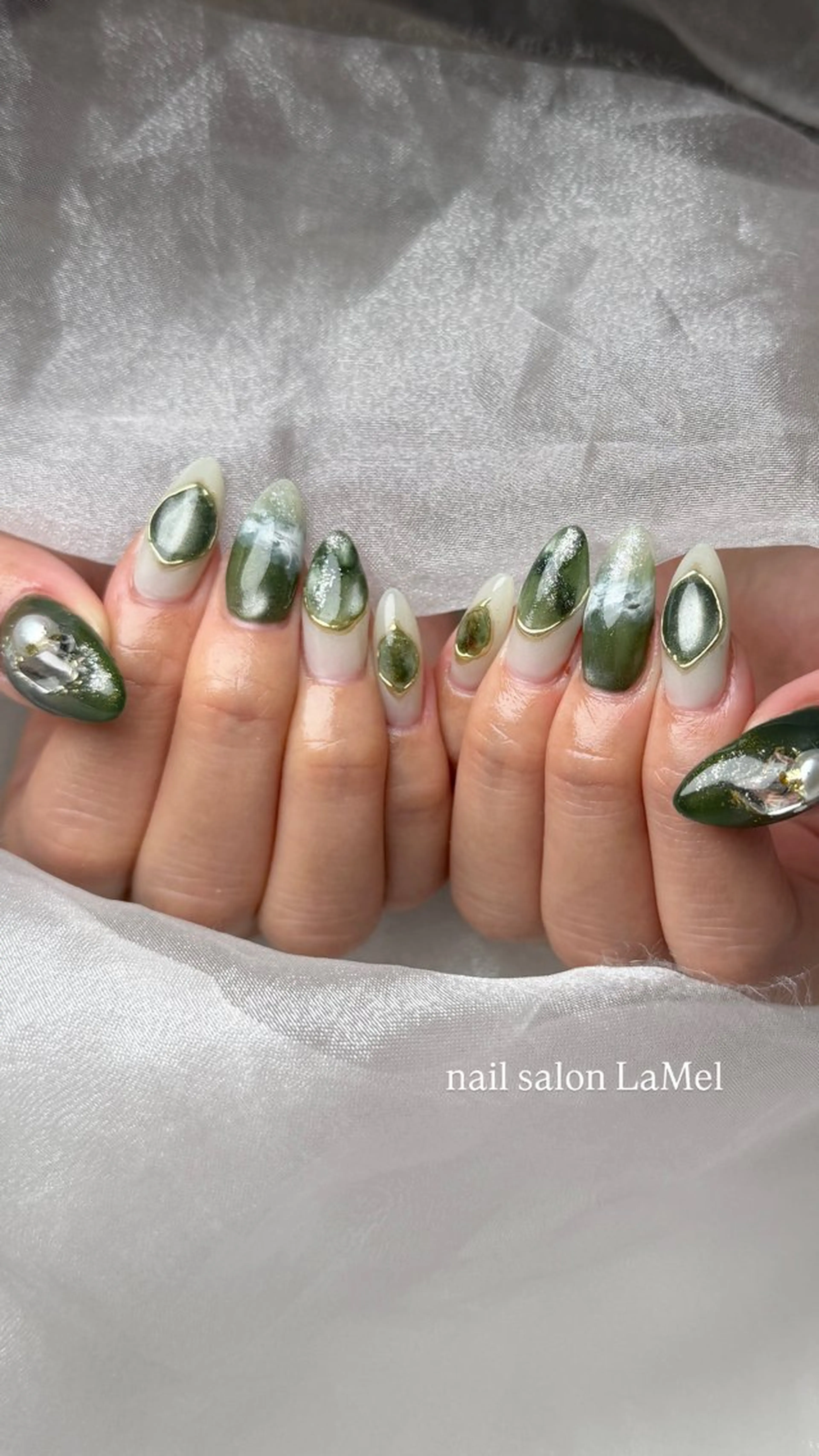 ネイル ハンドネイル 【nailsalon LaMeL】岡崎のネイルデザイン