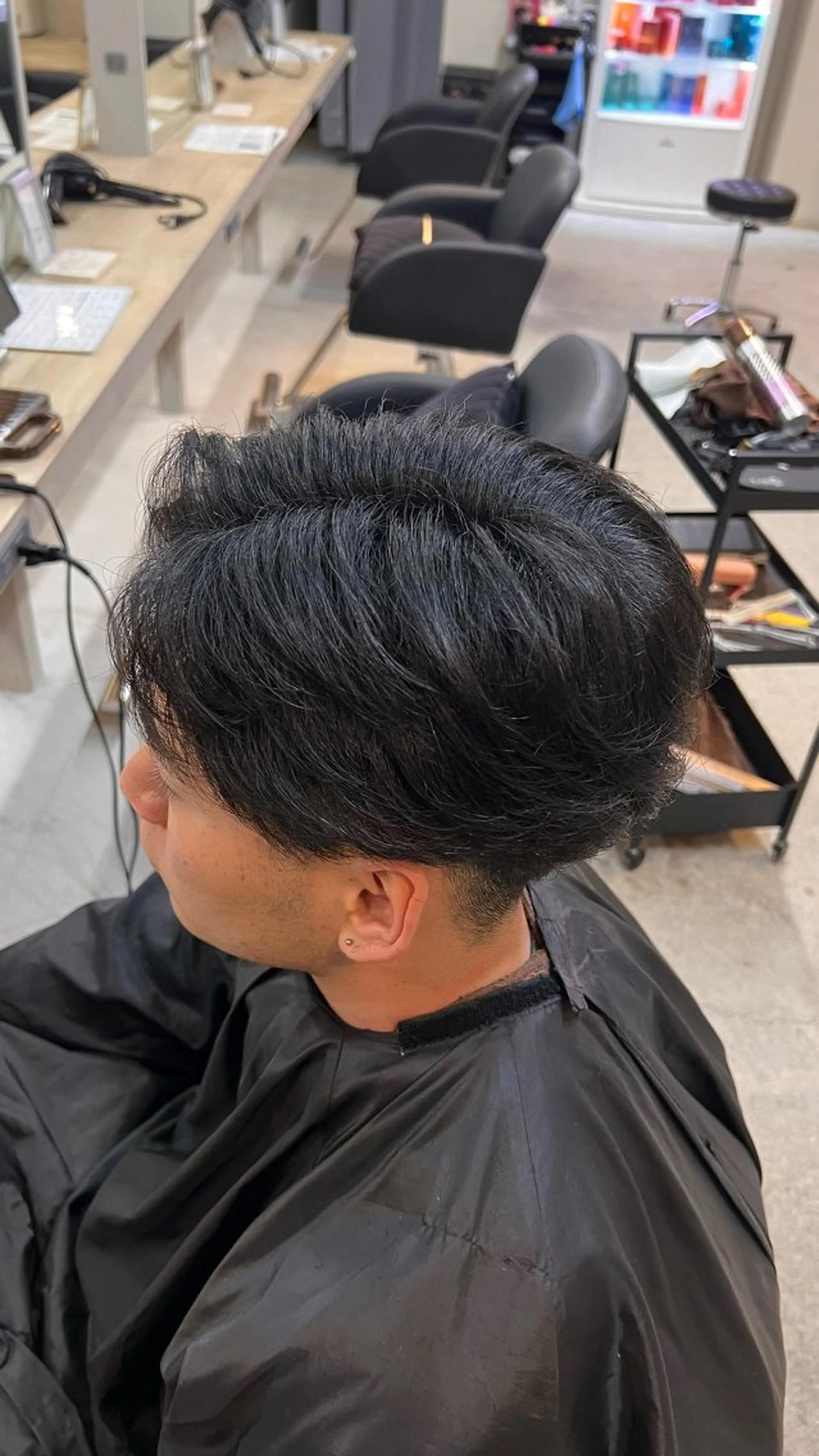 ミディアム くせ毛 野村 星斗のヘアスタイル