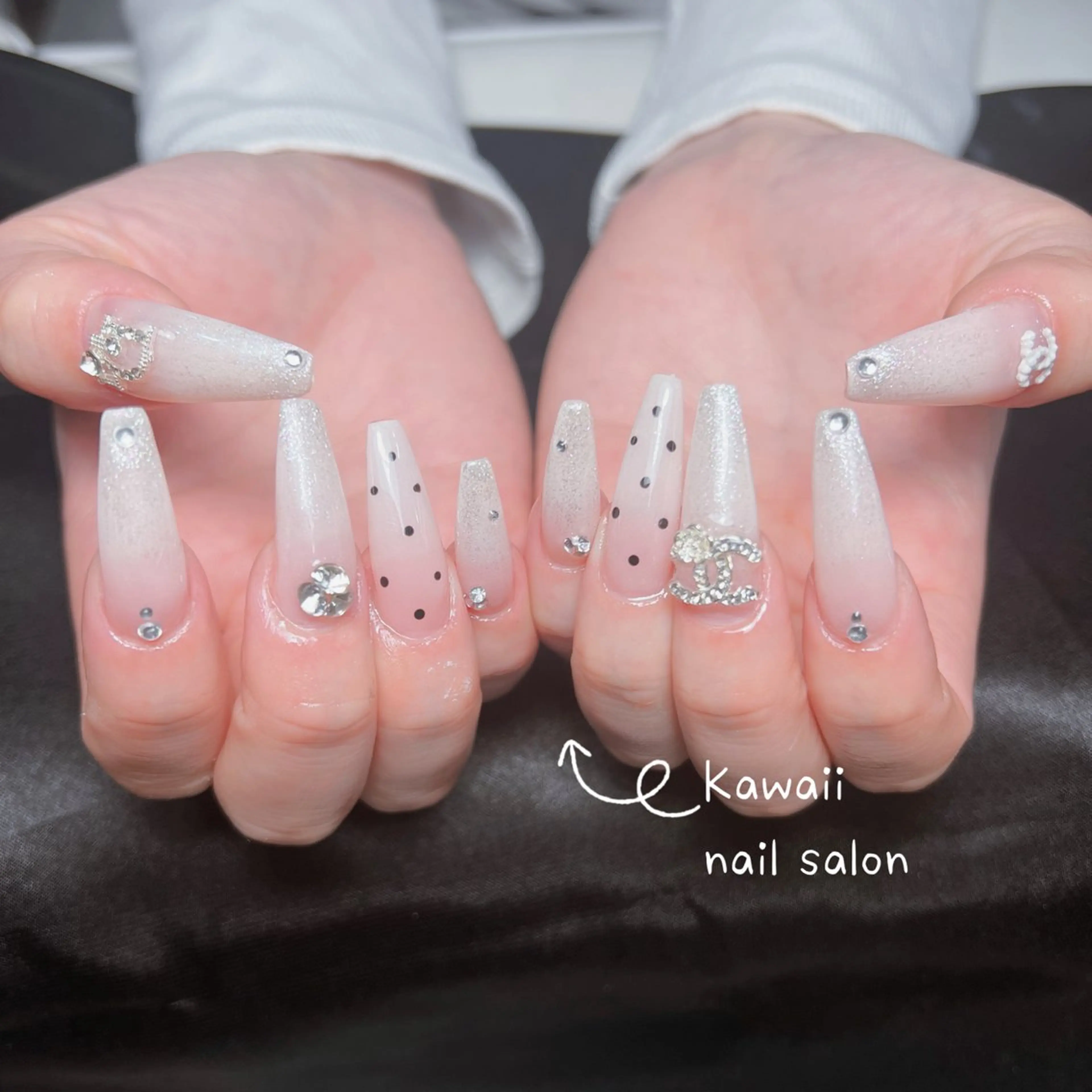 ネイル アートネイル ジェルネイル 韓国ネイル シンプルネイル Kawaii Nail Salonのネイルデザイン