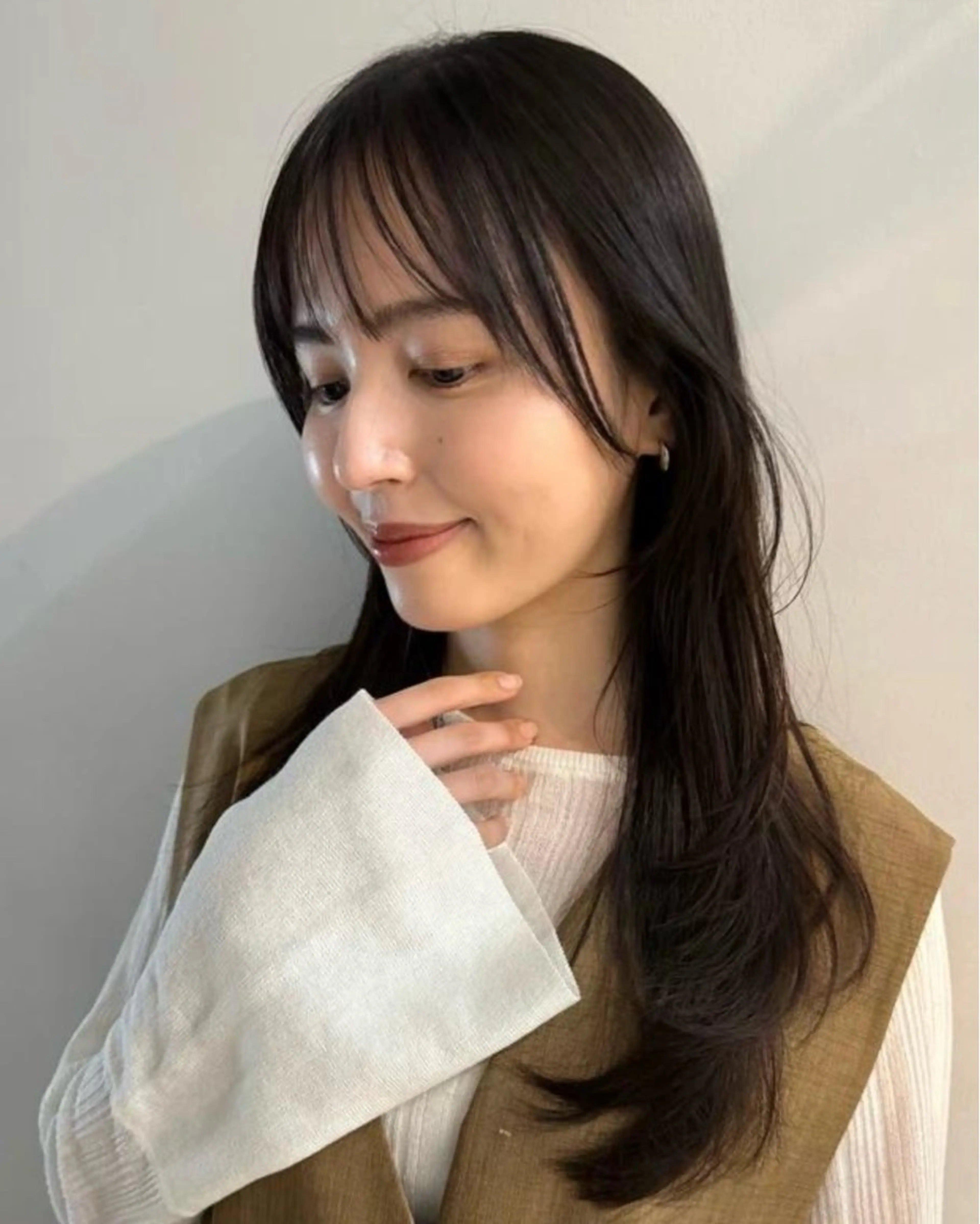 セミロング カラー カット ヘアカラー トリートメント 似合わせ美髪ヘア✨ 天王寺．阿倍野🌈のヘアスタイル