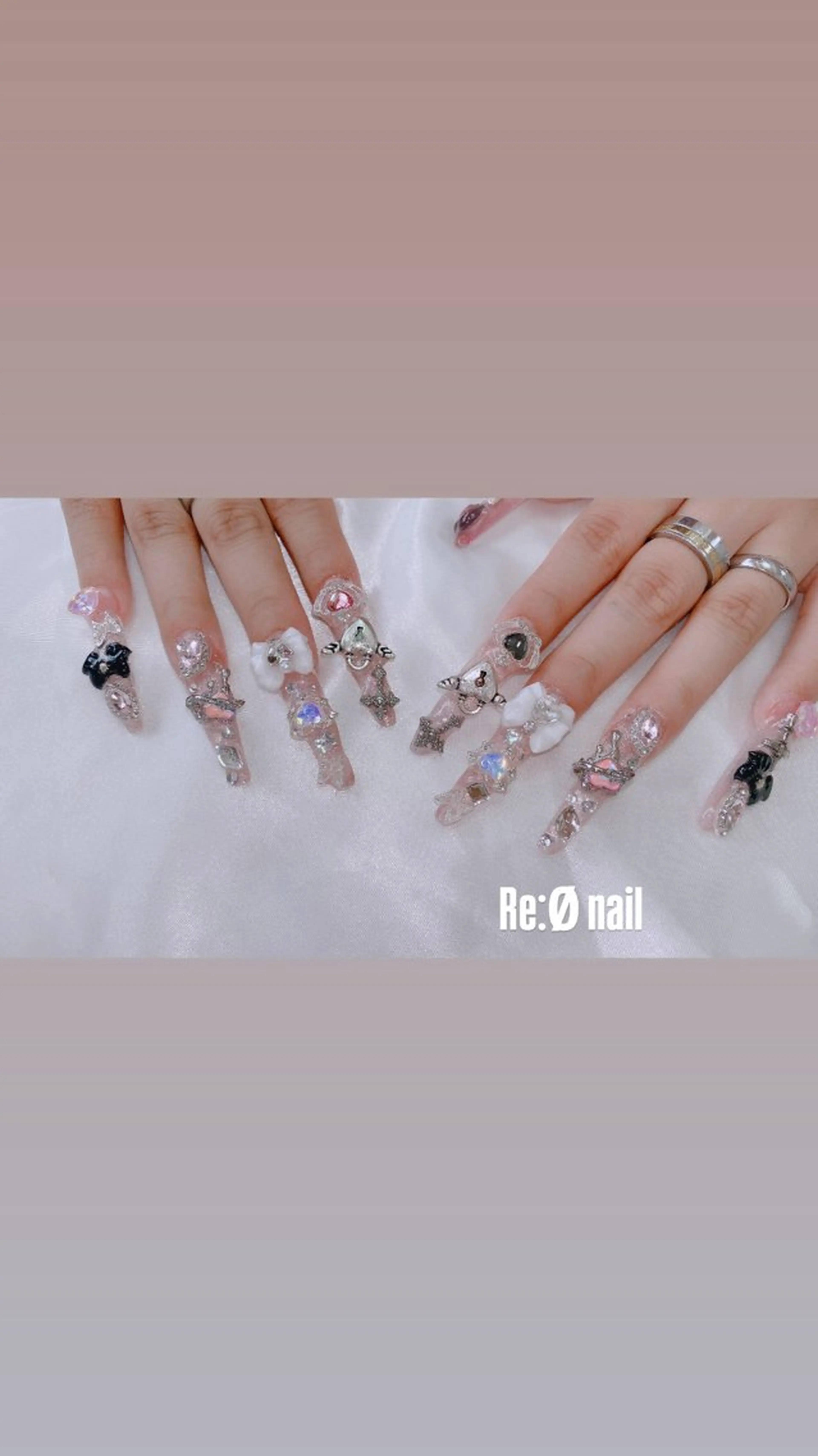 ネイル ハンドネイル Re:Ø nail 🩵TSUJIのネイルデザイン