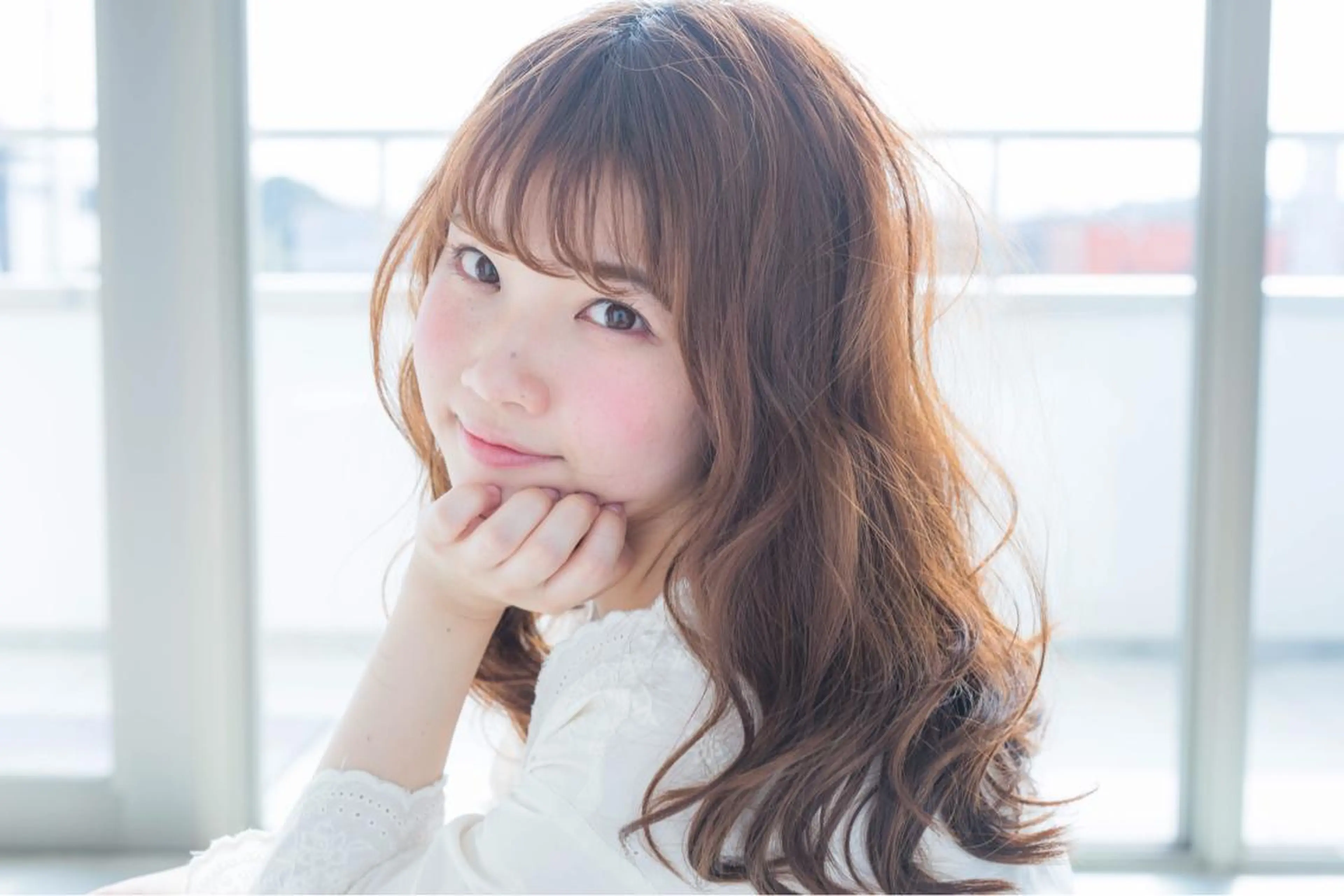 セミロング カラー 小野 和摩のヘアスタイル