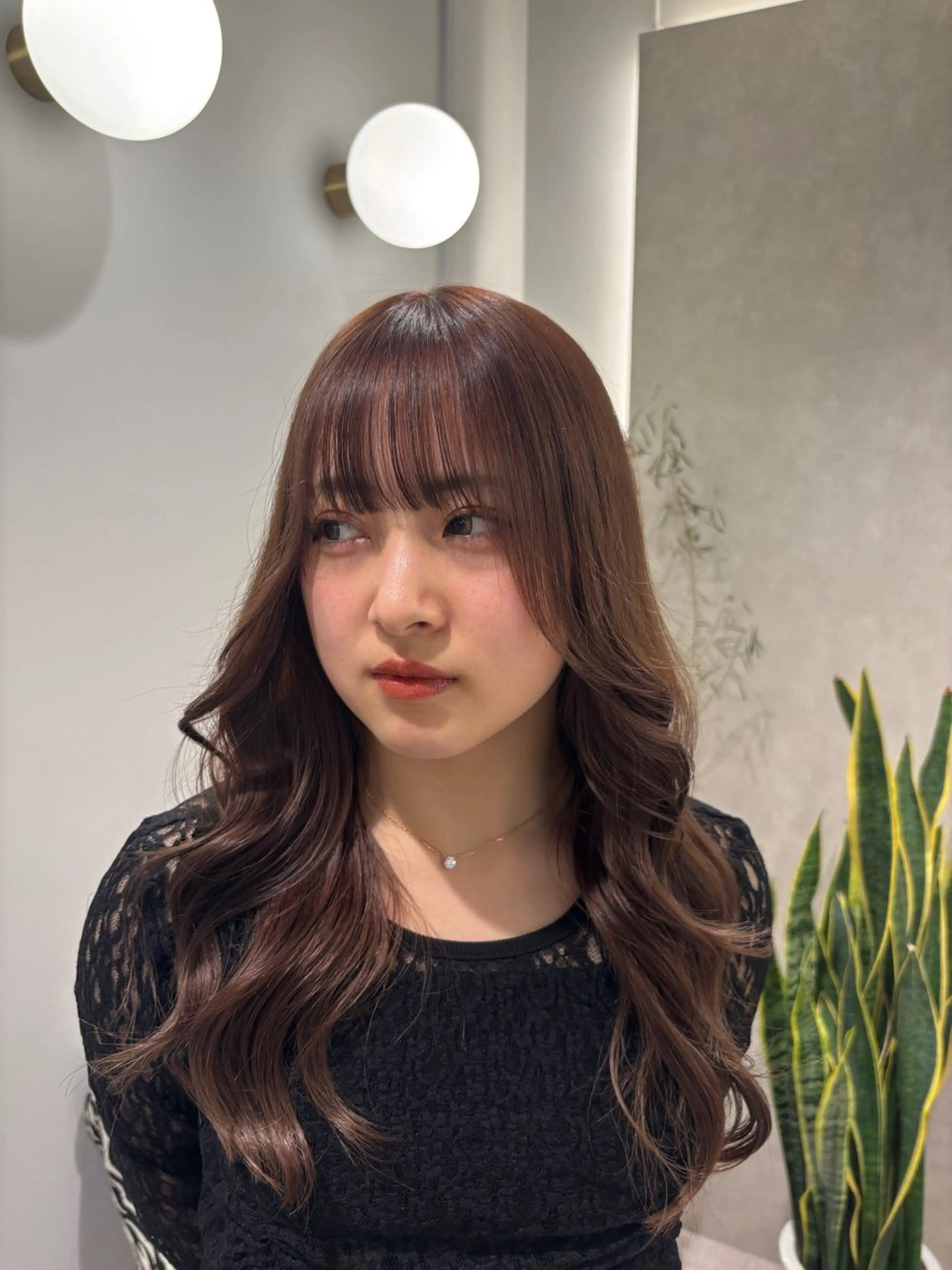 ロング カラー ブラウンカラー カット ヘアカラー トリートメント Rui /池袋/モデル募集中のヘアスタイル