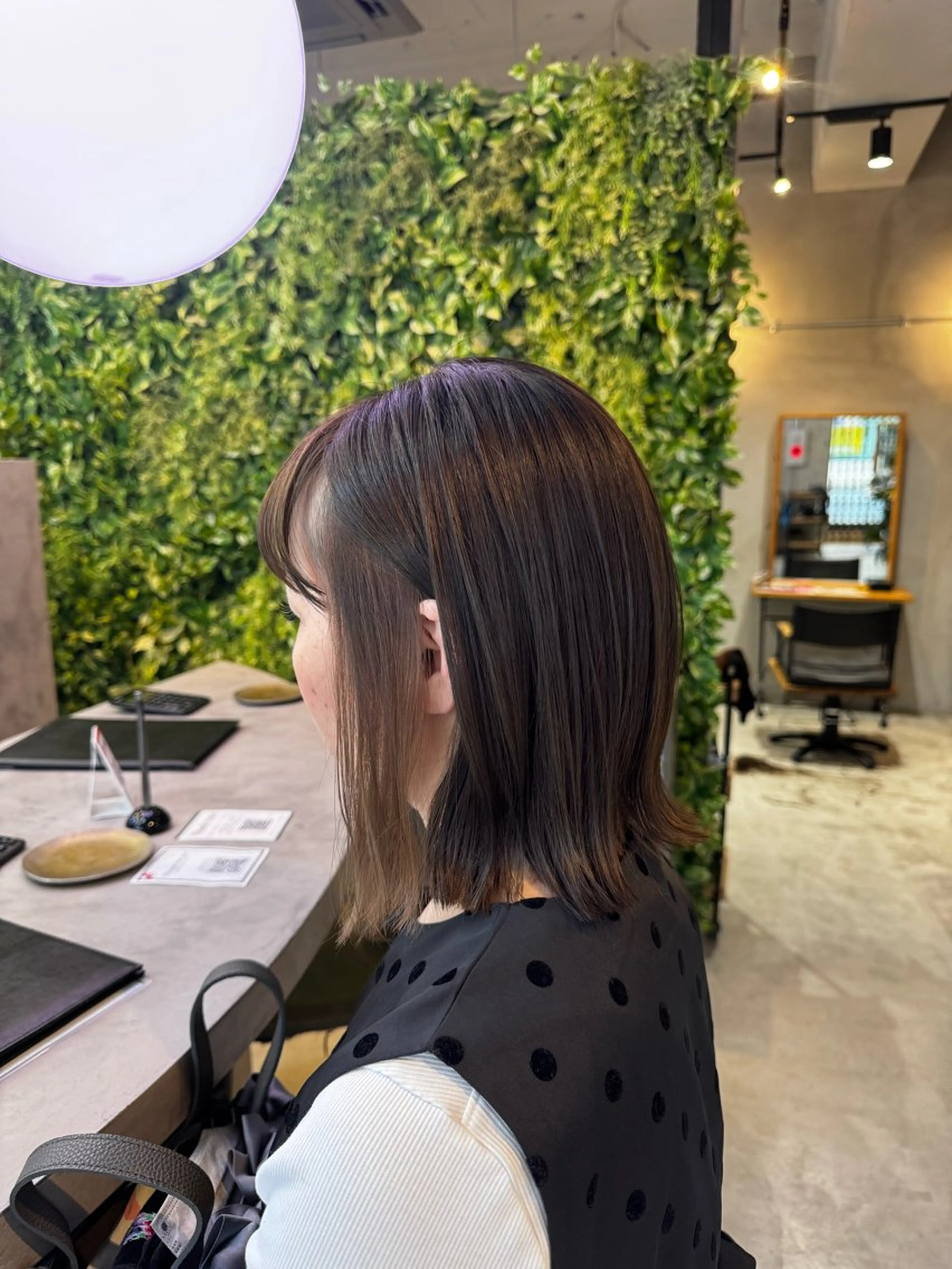 カラー カット ヘアカラー トリートメント 山本 望華のヘアスタイル