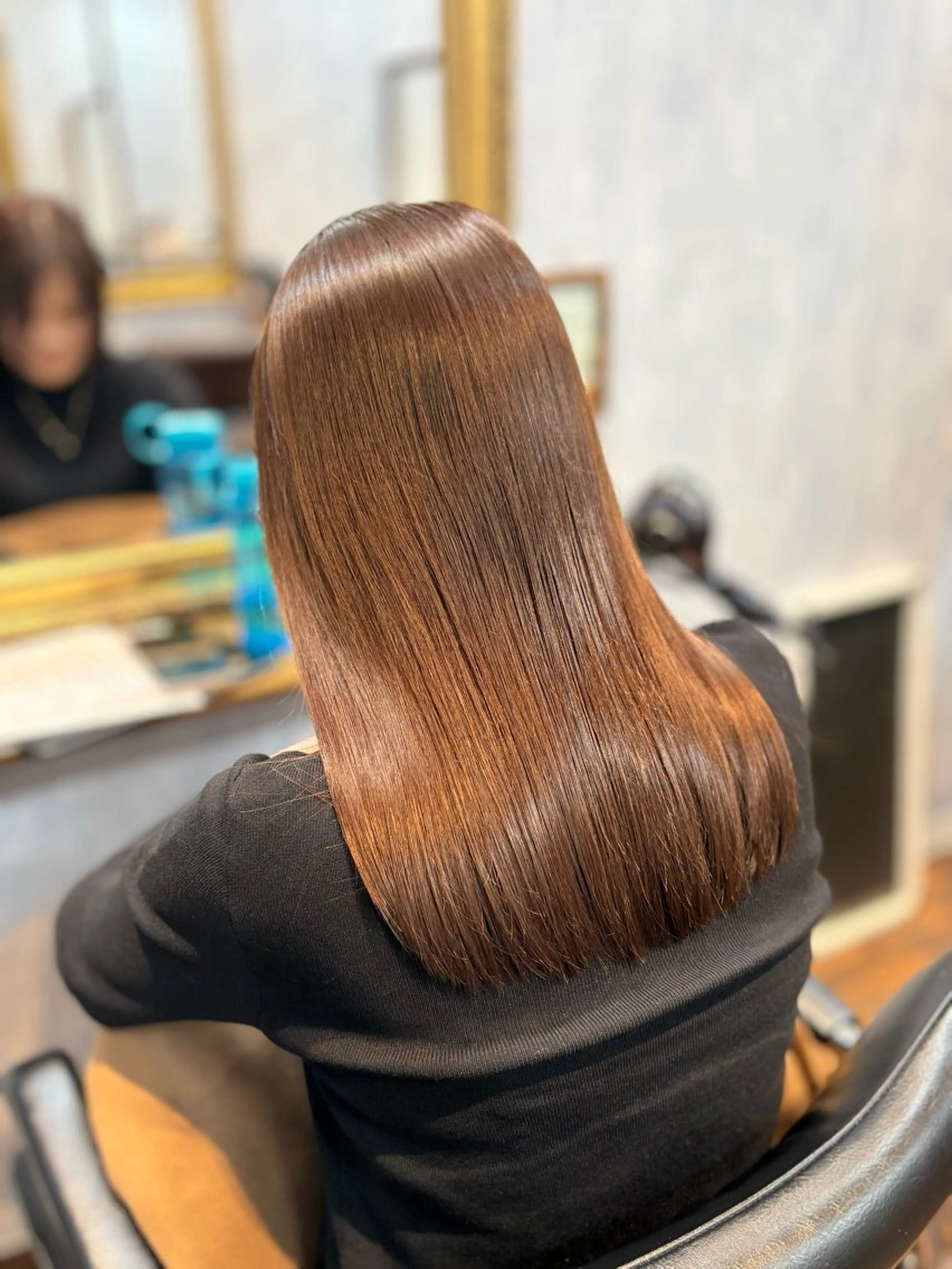 セミロング カット 縮毛矯正 トリートメント ✨髪質改善特化✨ Romyリョージ✨のヘアスタイル