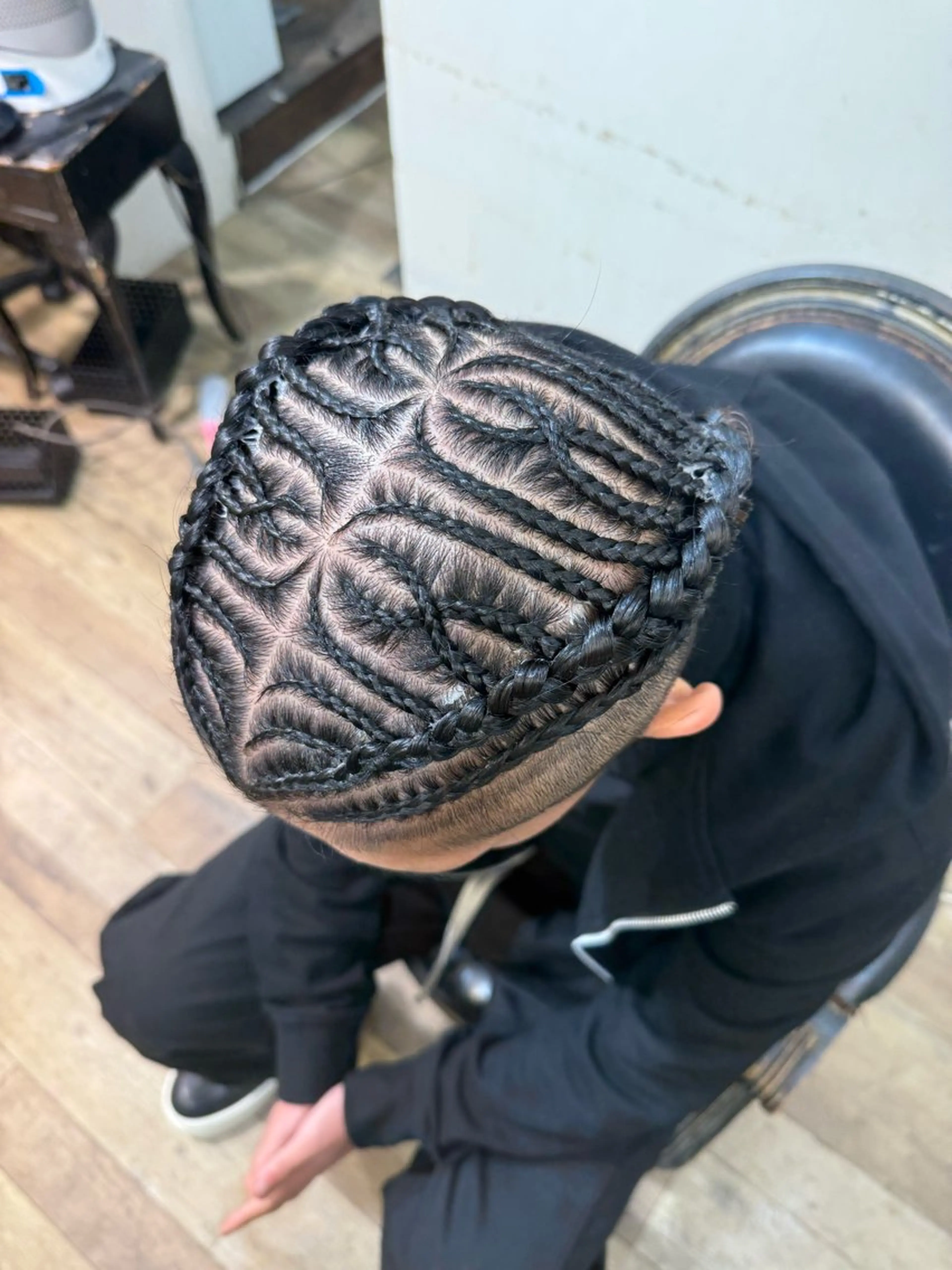 ミディアム コーンロウ／ドレッド 浅賀晟弥のヘアスタイル