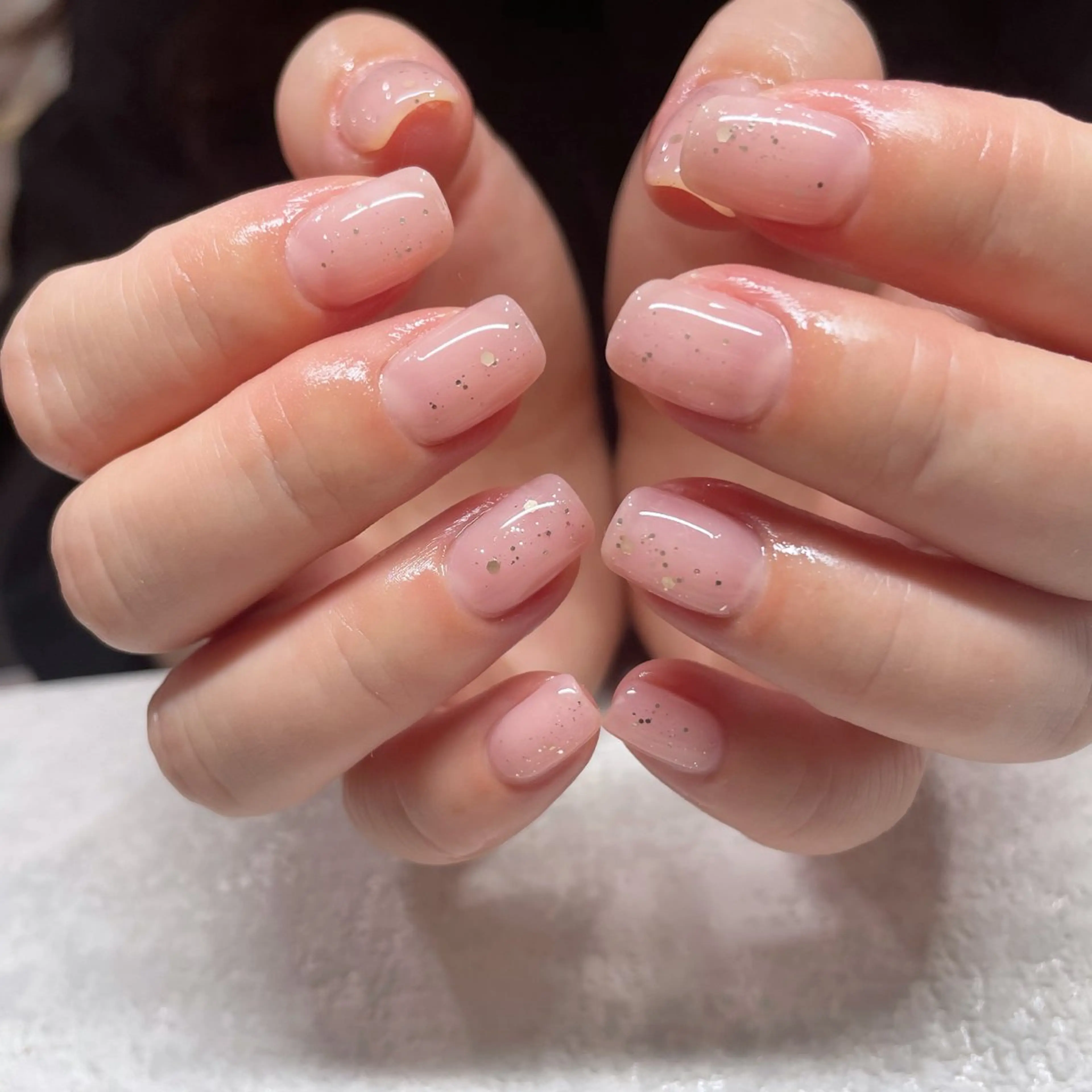 ネイル ラメ(グリッター) パラジェルサロン 大人女性が通うサロンのネイルデザイン