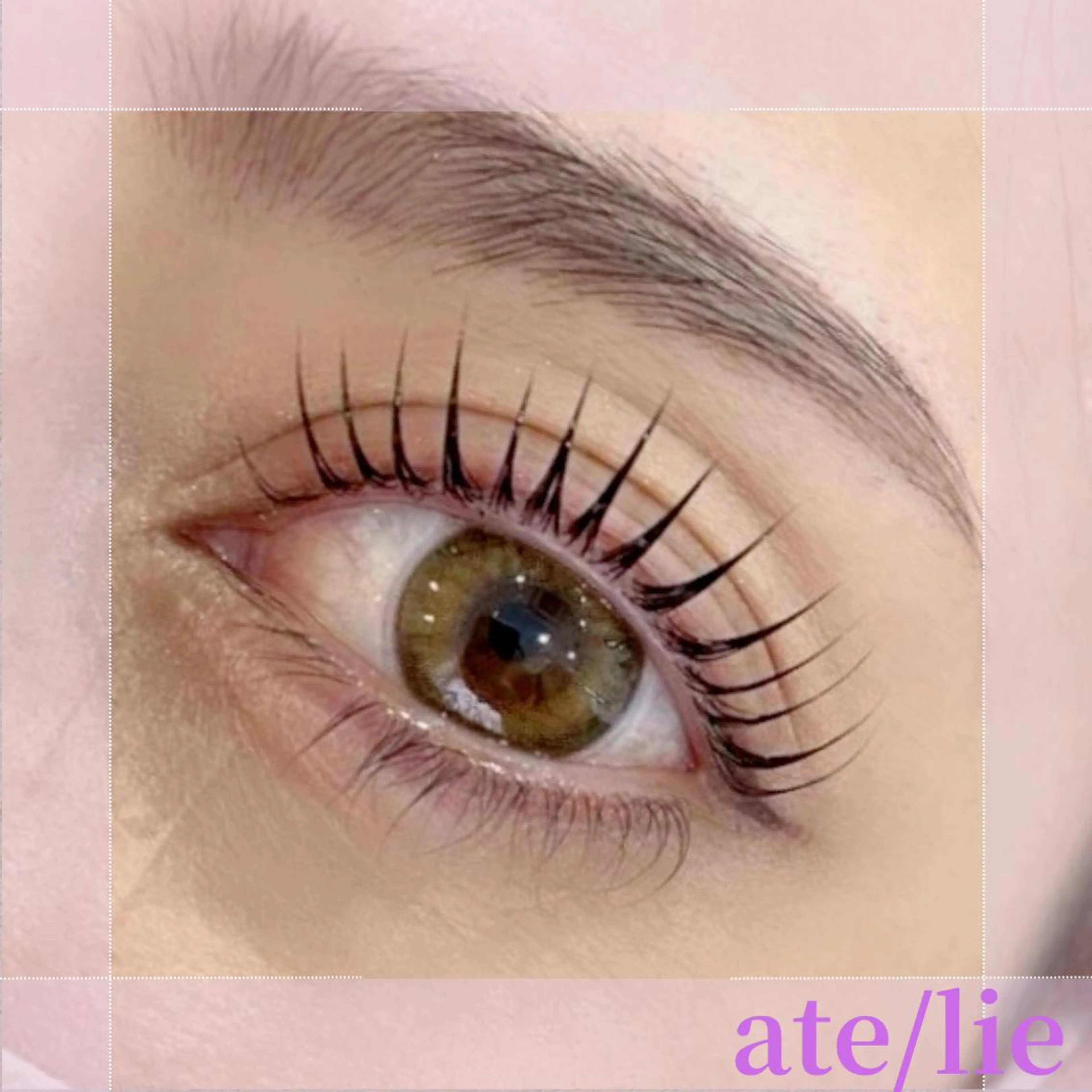 マツエク・マツパ 束感まつ毛 マツパ atelieアテリア MARINAのマツエク・マツパデザイン