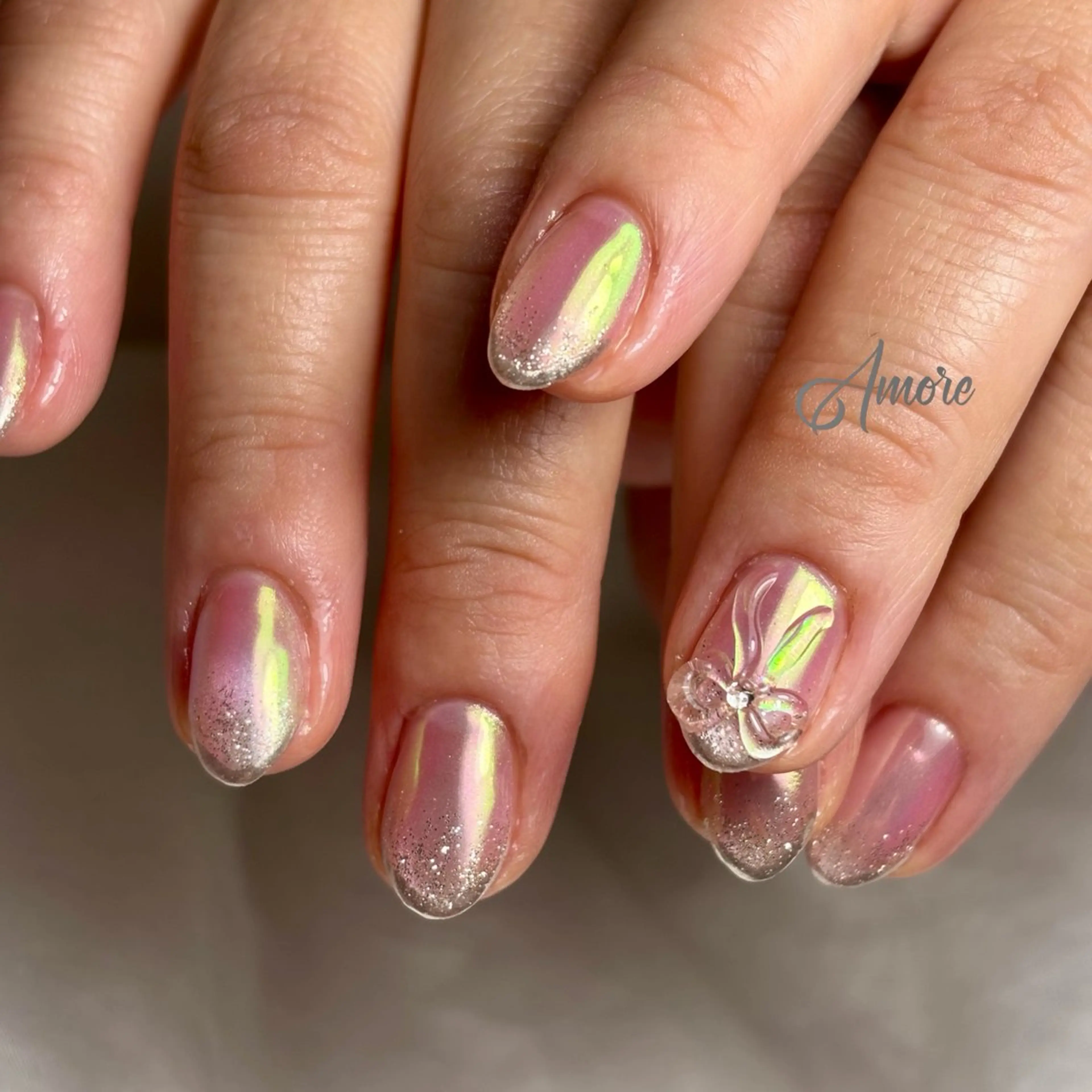 ネイル ジェルネイル キラキラネイル 韓国ネイル マグネットネイル パラジェル You kyehwaのネイルデザイン