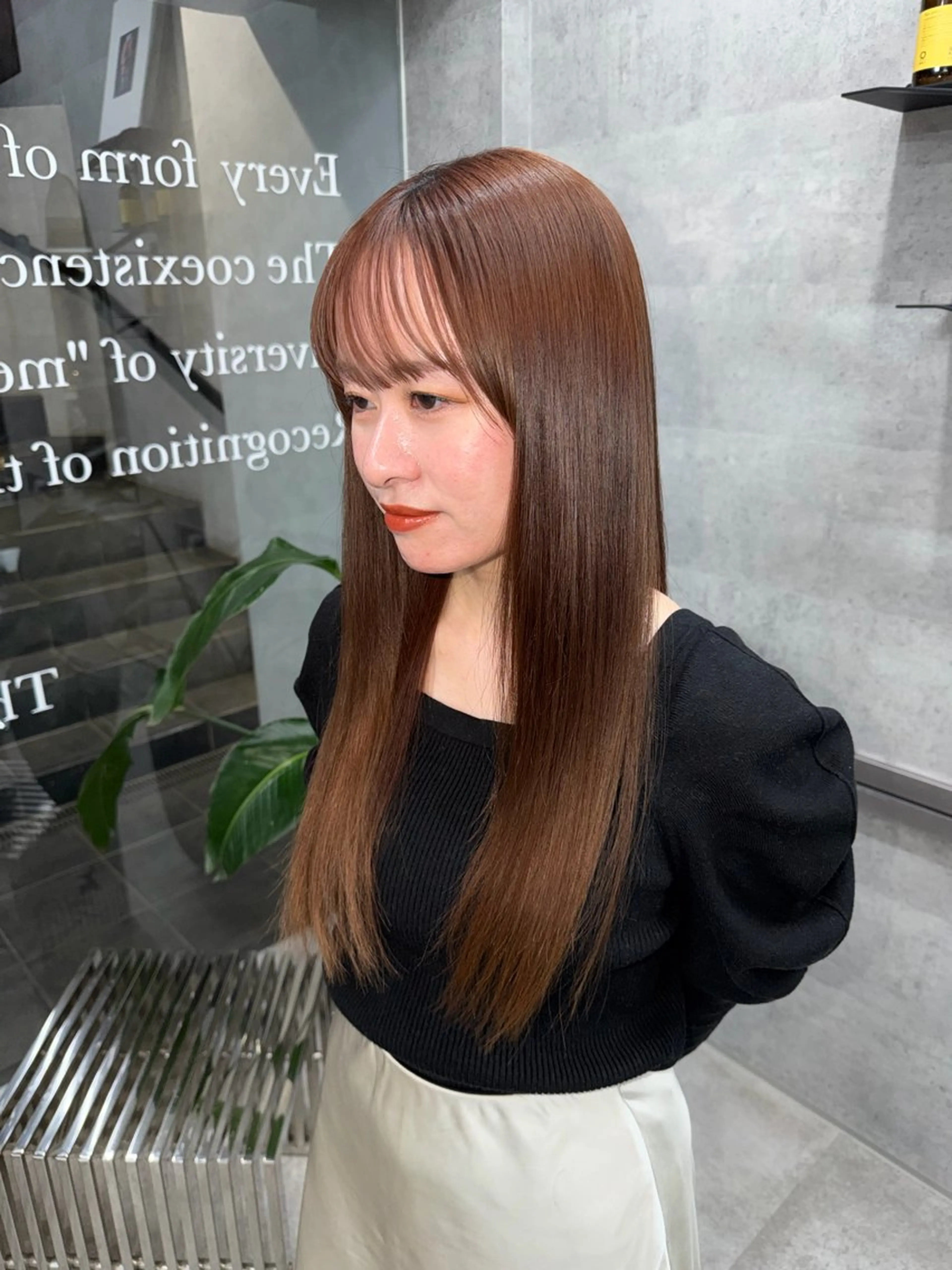 ロング カラー カット ヘアカラー You/透明感カラー レイヤーカット/ボブのヘアスタイル