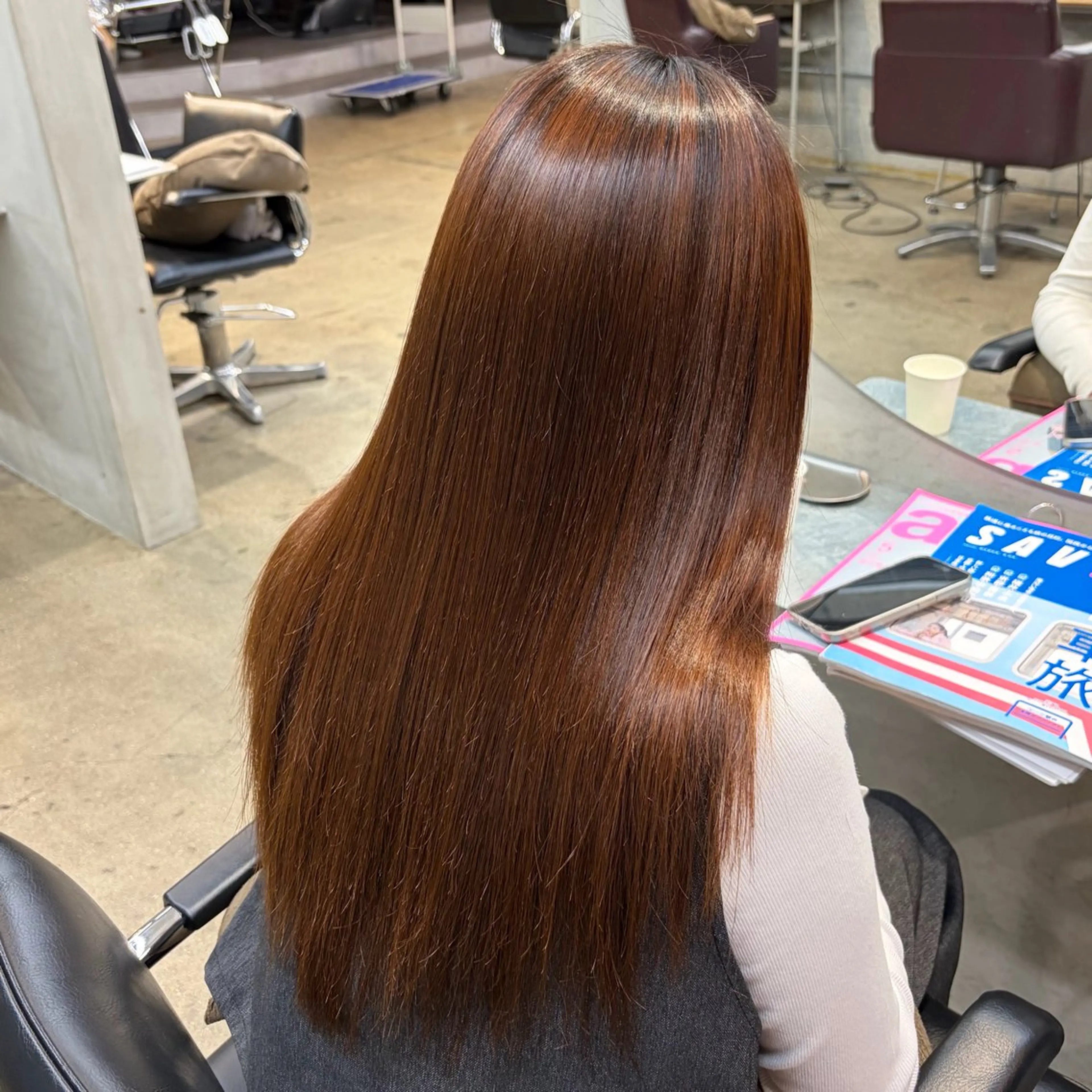 セミロング カット 縮毛矯正 COKORO /コトカのヘアスタイル