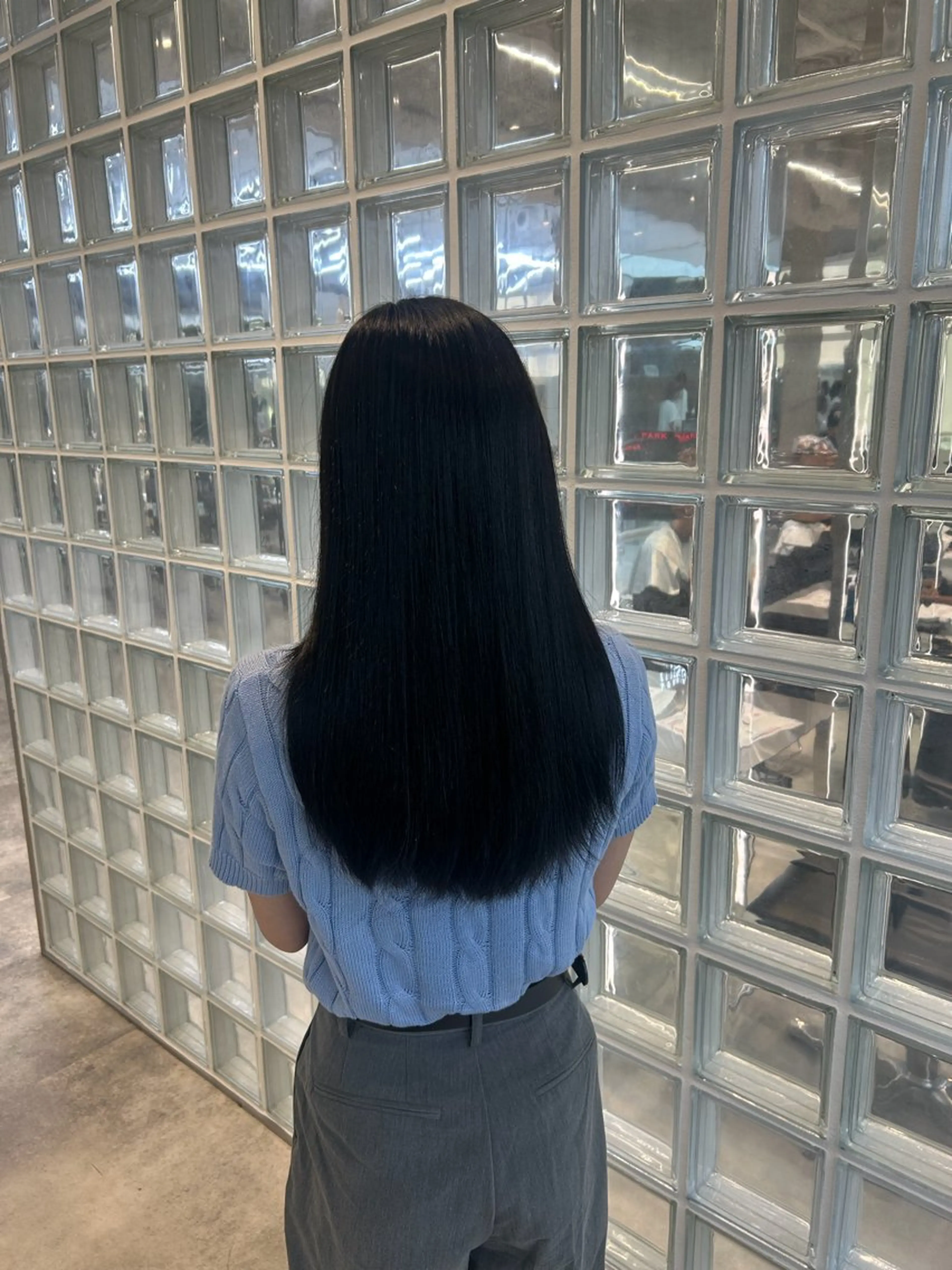 セミロング カラー カット ヘアカラー 藤平海音/fifth PARKのヘアスタイル