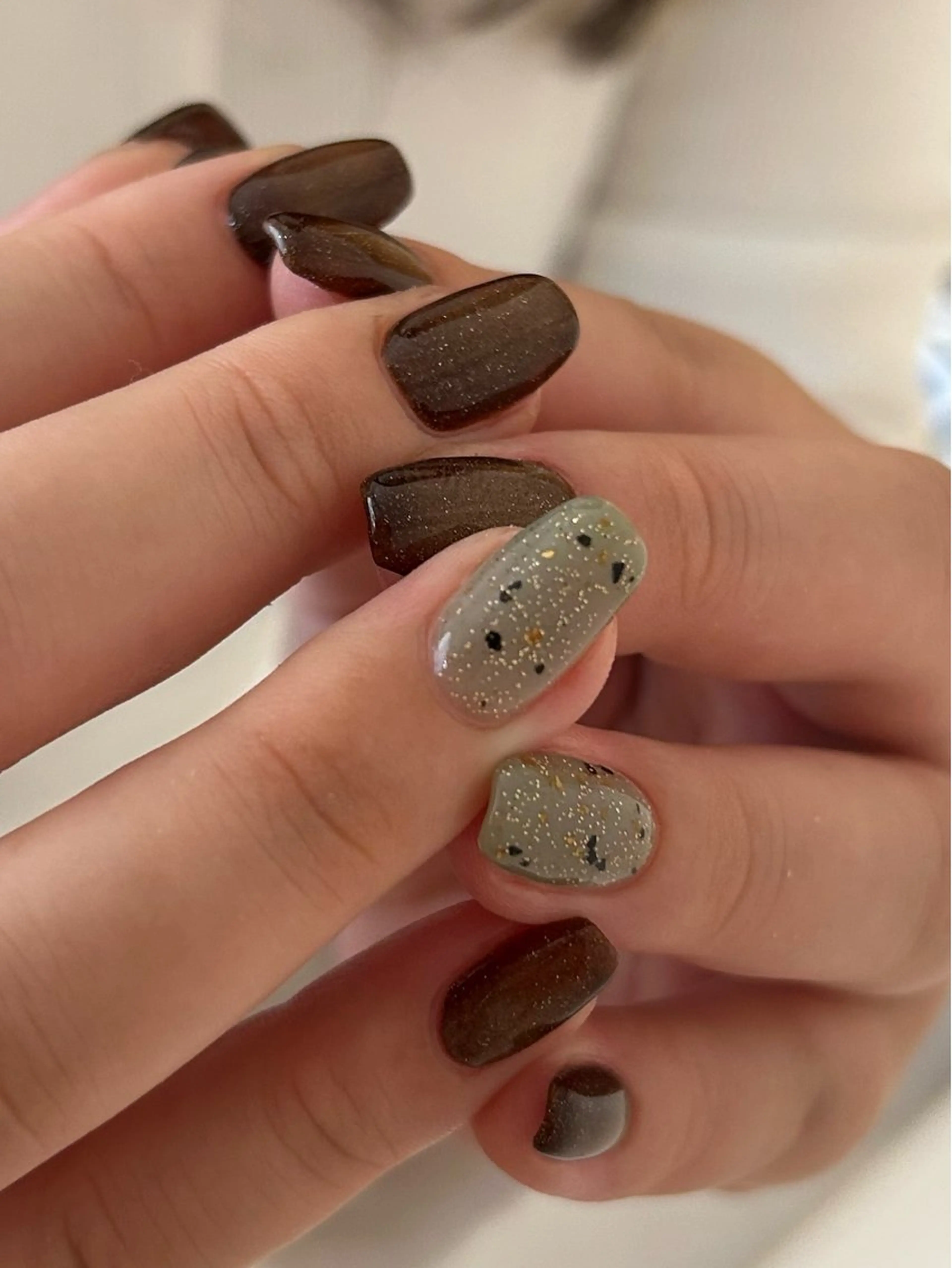 Simple Design / magnet / mirror/ 2本アートの写真