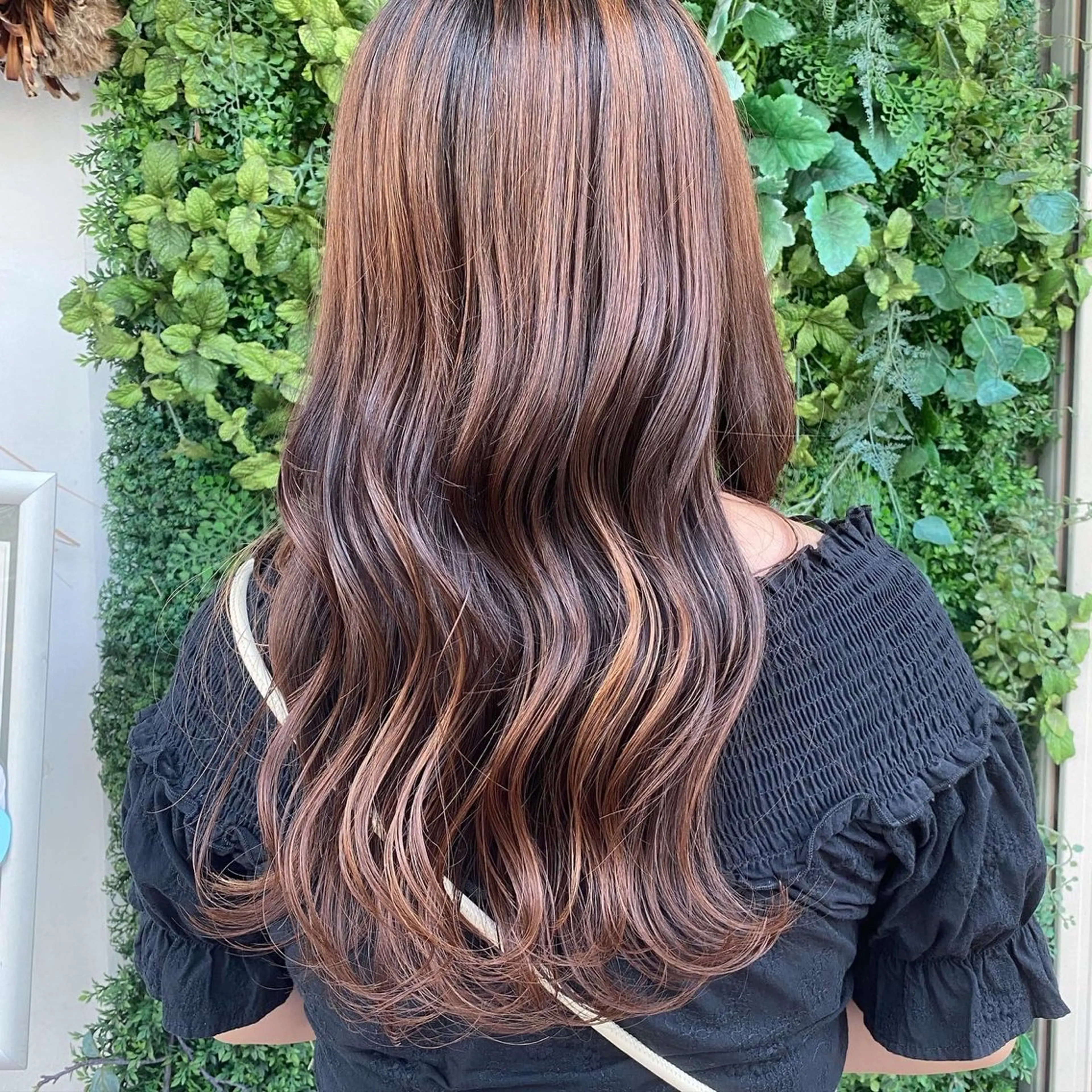 ロング カット 透明感カラー/韓国 ヘア🩶yuri🩵のヘアスタイル