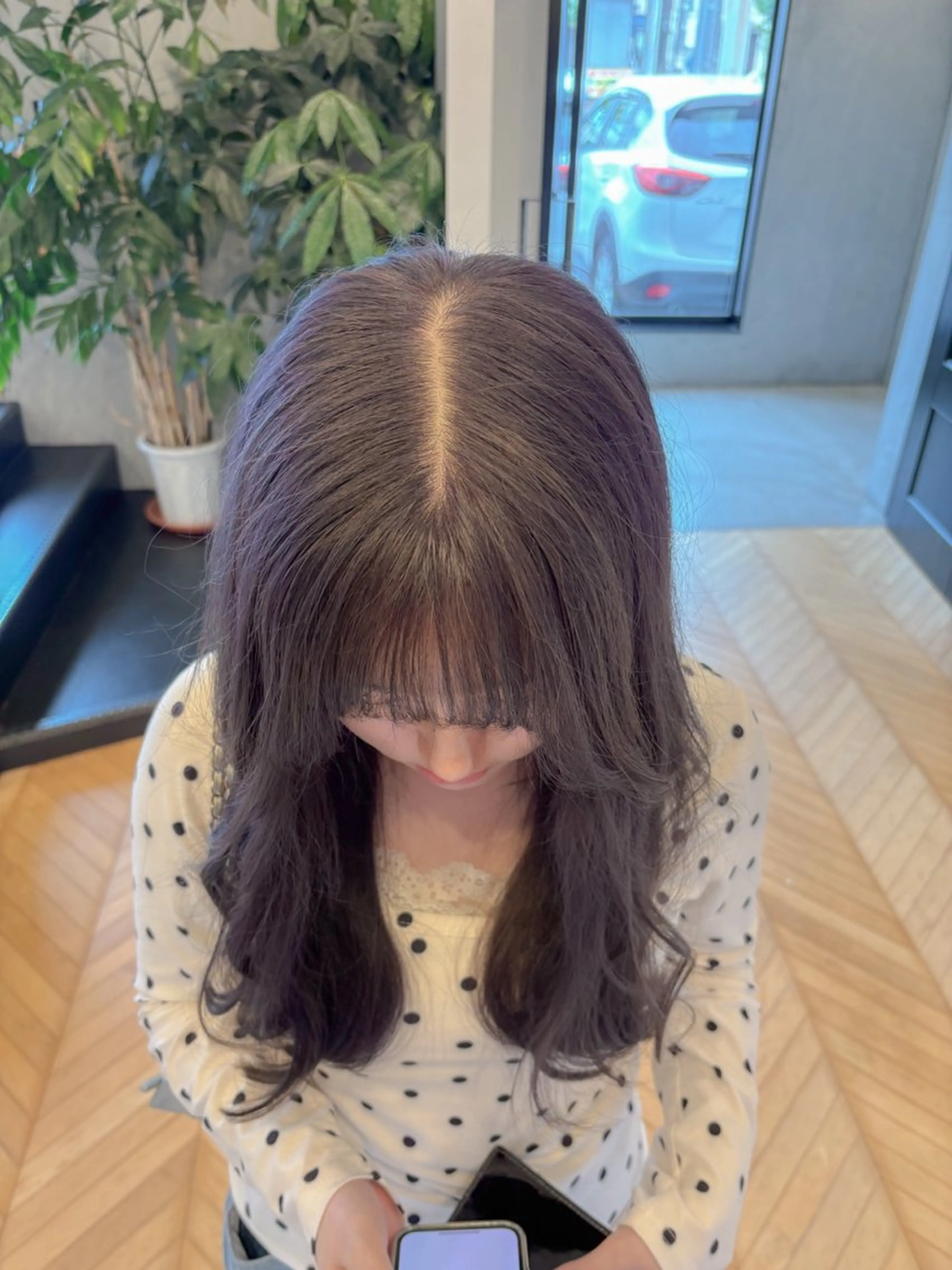 カラー シャドウパーマ/ツイ スト/近藤百華🎀のヘアスタイル