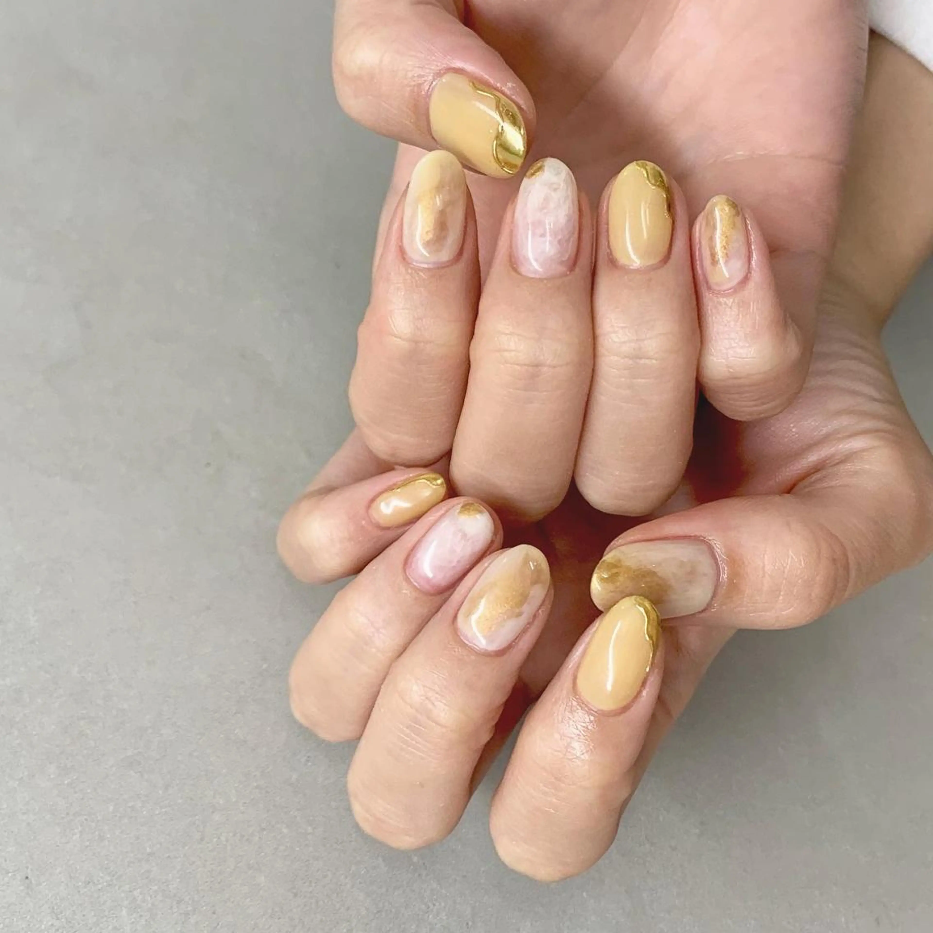 ネイル ハンドネイル 新宿ニュアンスネイル makotoのネイルデザイン