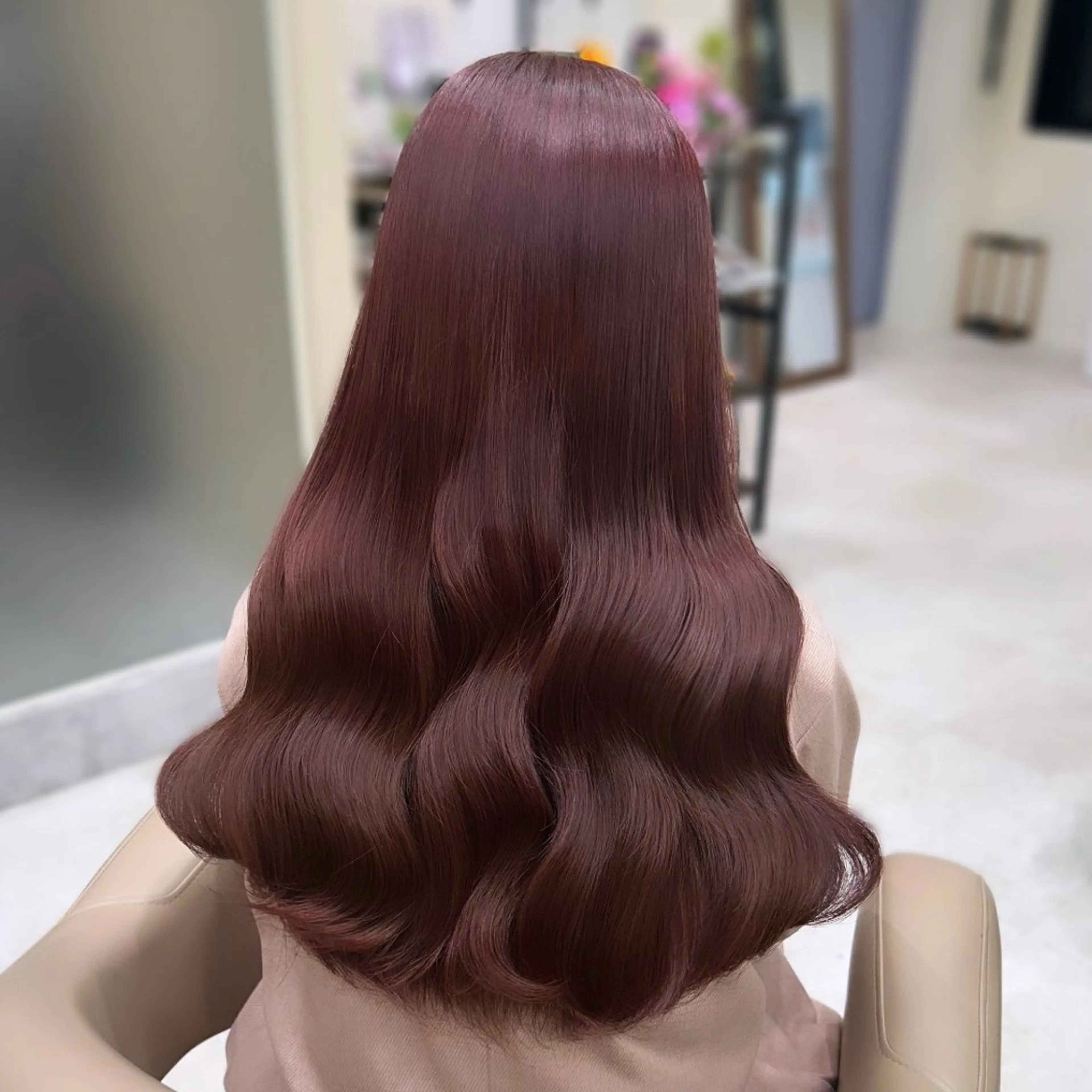 ロング カラー ブリーチ ブリーチなしカラー ブリーチなしWカラー 🎀韓国ヘア/amiのヘアスタイル