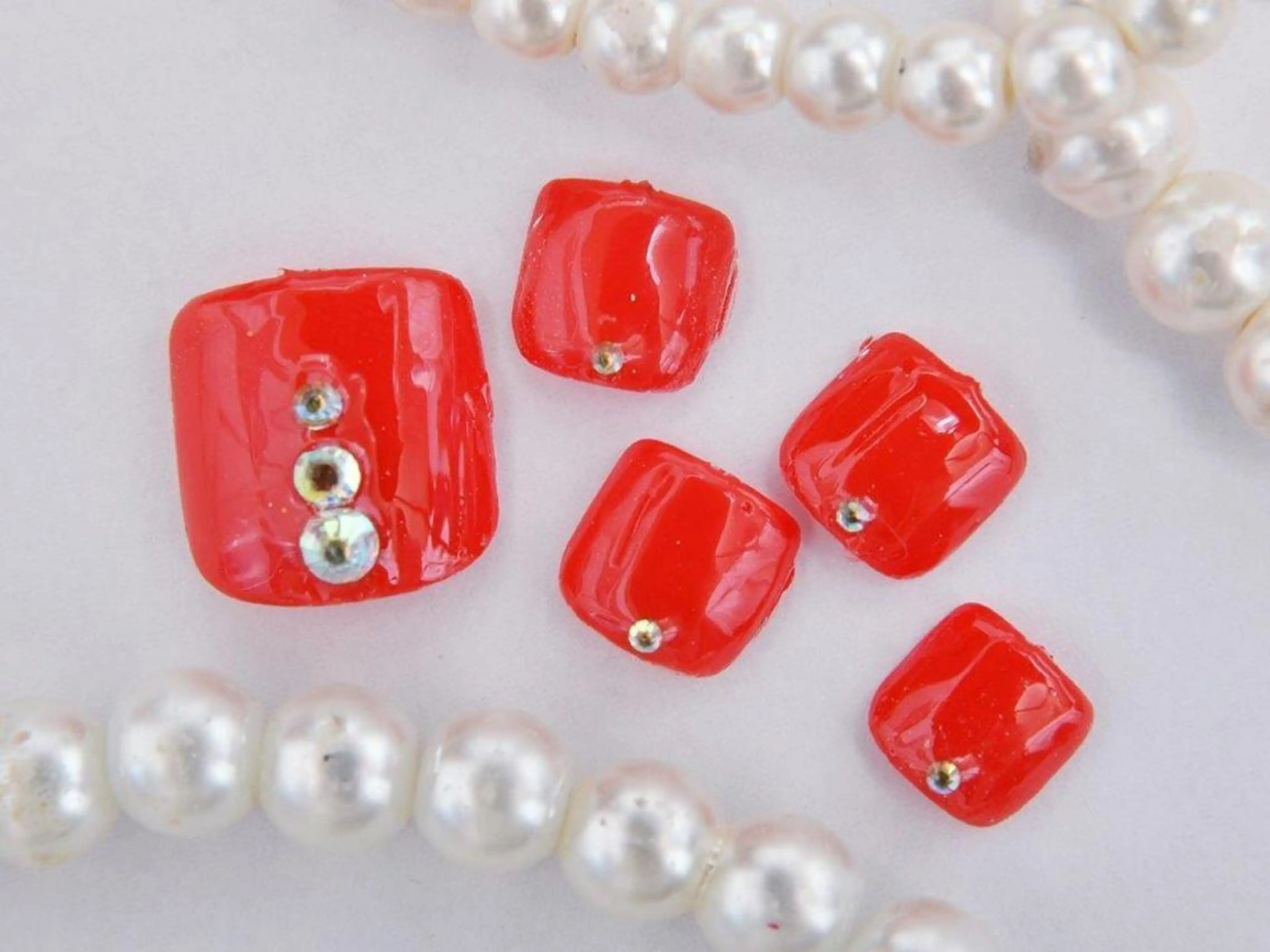 ネイル 桜ネイル フラッシュネイル フットネイル ジェルネイル キラキラネイル Tiary Nail Yのネイルデザイン