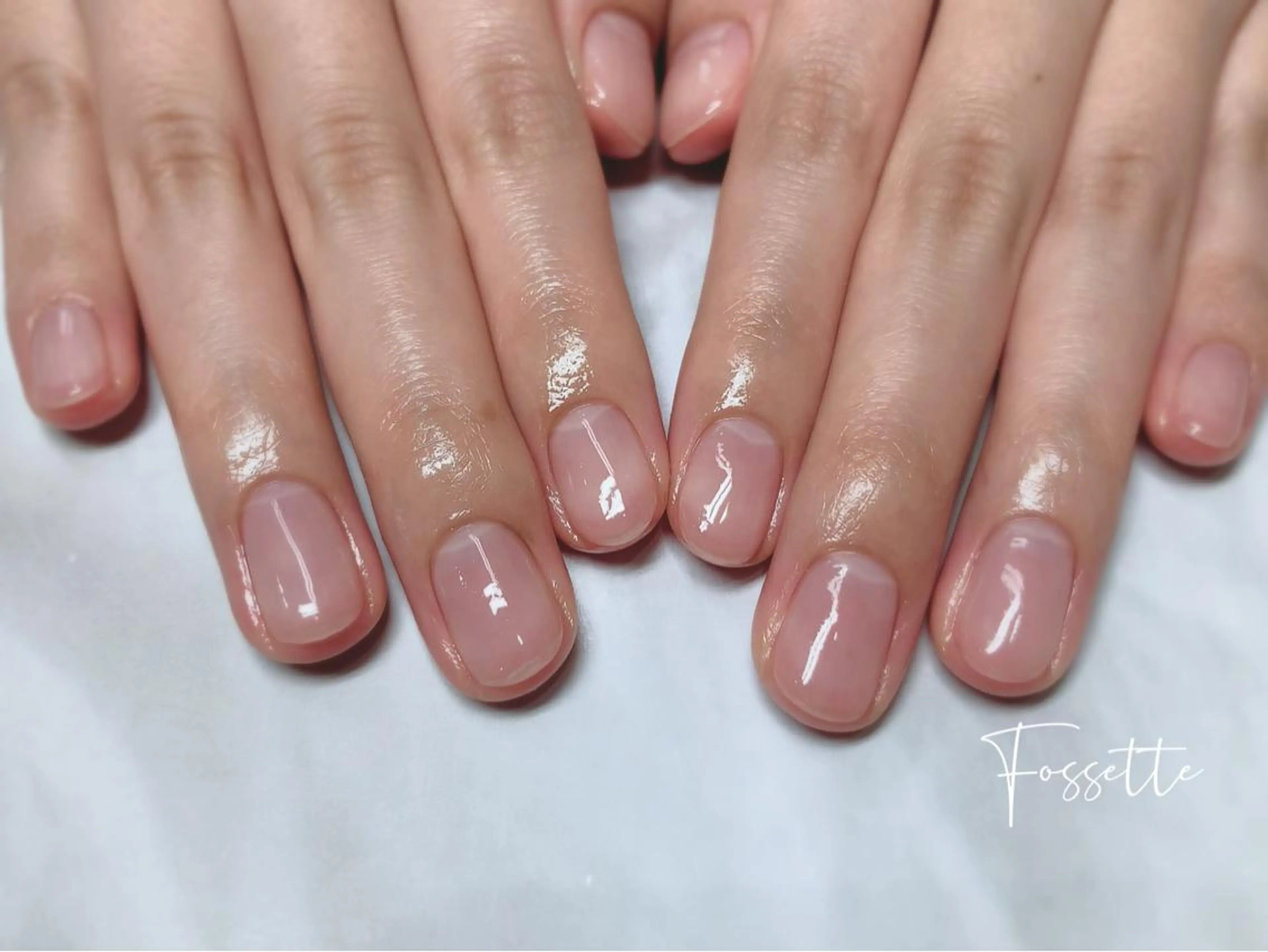 当店ジェル付替・ケア込！クリアジェルの写真